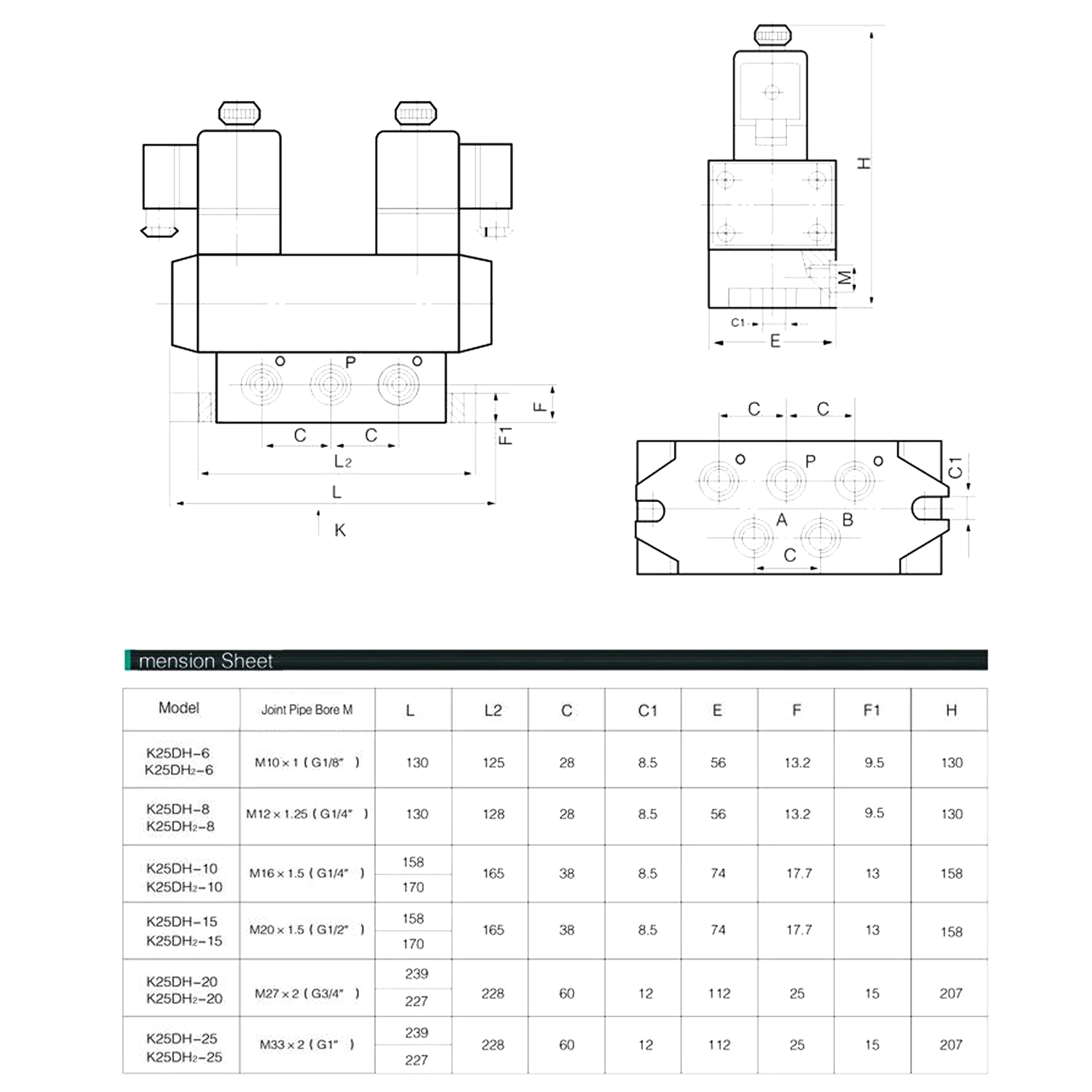 5-wege-magnetventil Mit Zwei Positionen, Elektrisch Betätigter Verteiler, G3/8"-rundkopf K25dh-10 Hdc12v