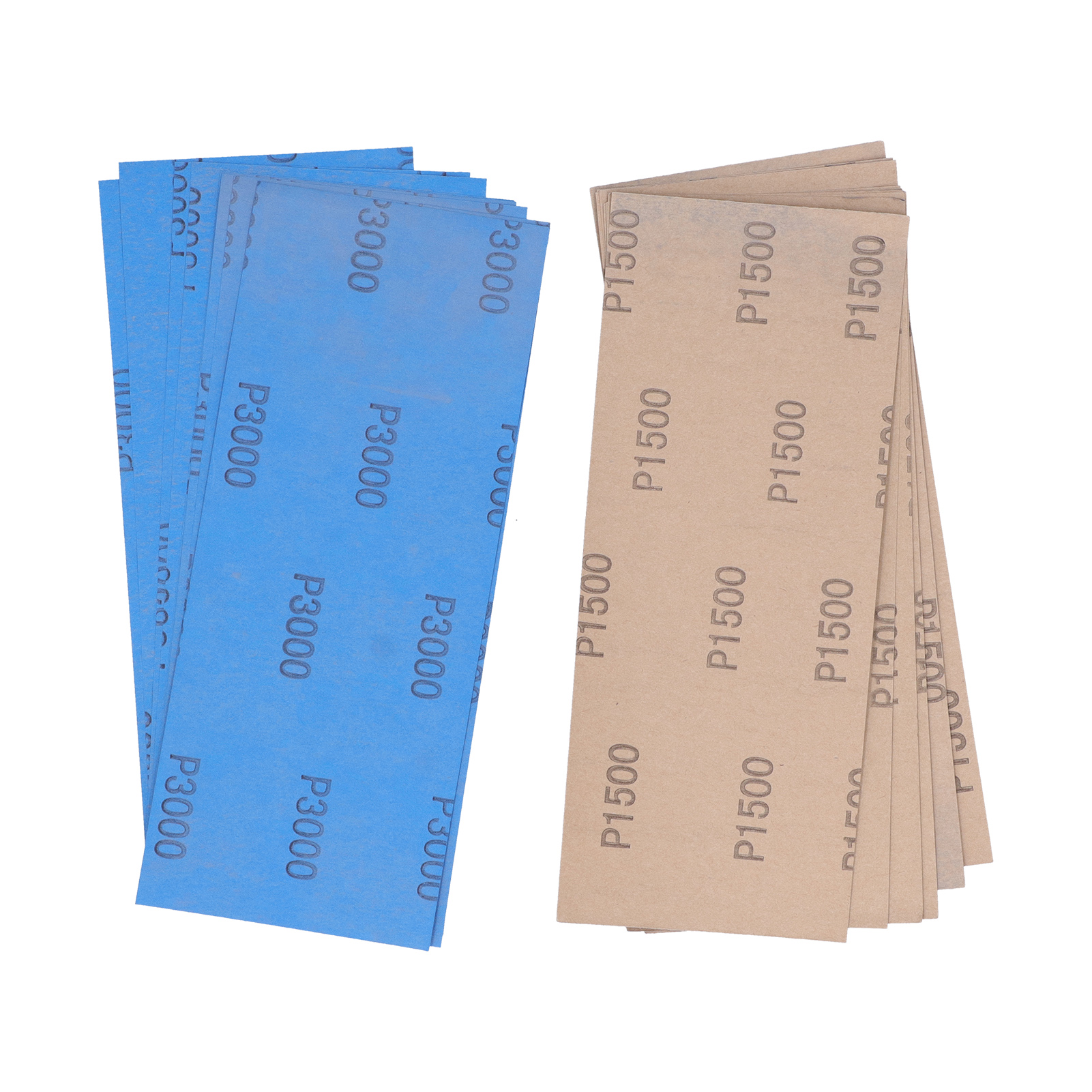 Set Bestehend Aus 90 Blatt Schleifpapier, Je 10 Blatt Pro Körnung (trocken Und Nass).