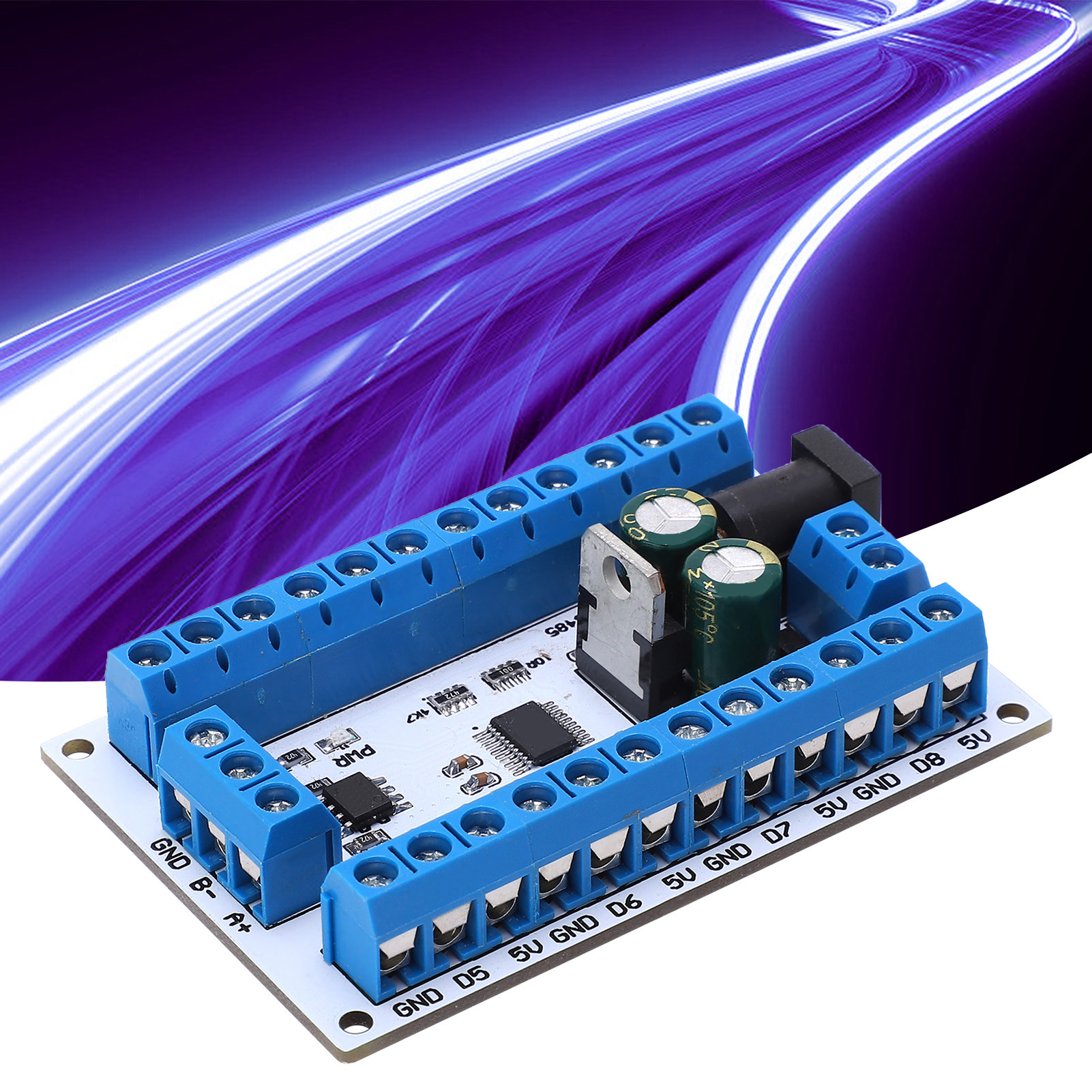 Ds18b20 8-kanal-rs485-sensorkarte, Papierloser Modbus-rtu-schreiber, Speicherprogrammierbare Steuerung R4dcb08