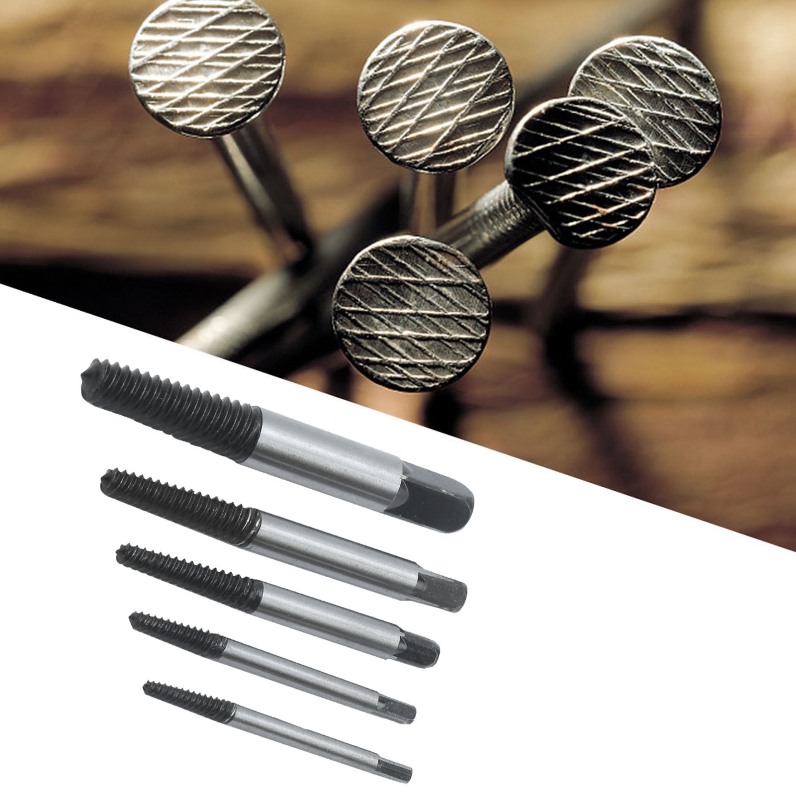 5-teiliges Set Inklusive Nagelzieher Und Schraubenausdreher