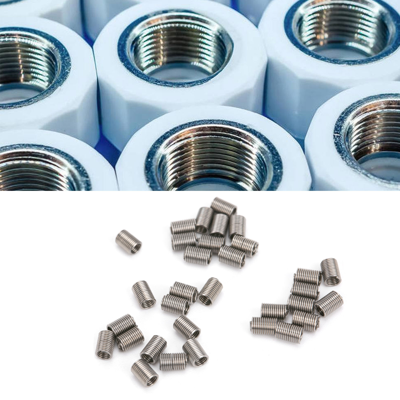100 Gewindeeinsätze Aus Stahl M2,50,45, Gewindeschutzhülsen, 3d-gewindereparatur
