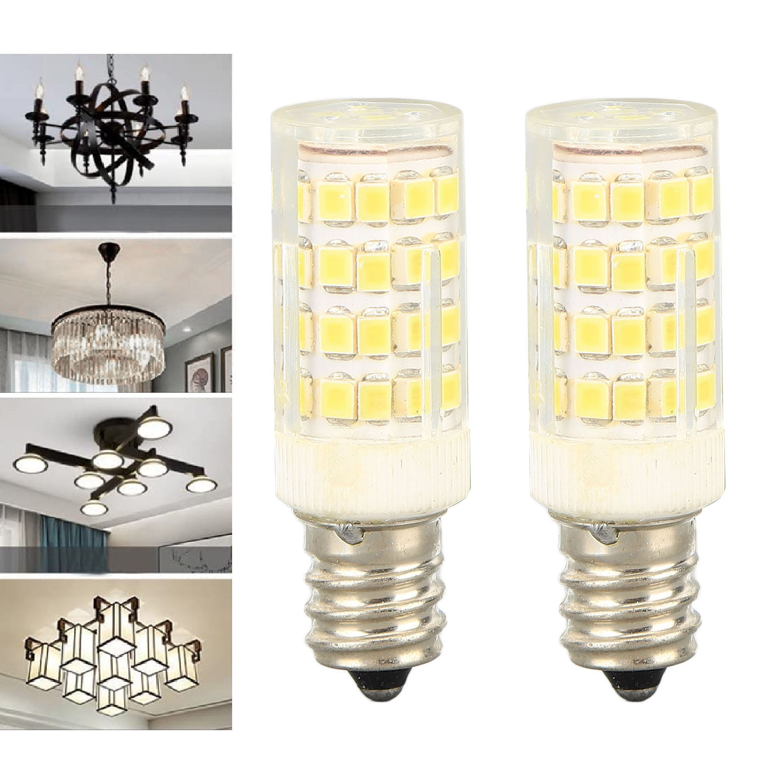 E12 Dimmbare 5w Led-lampe Mit 52 Weißen Leds