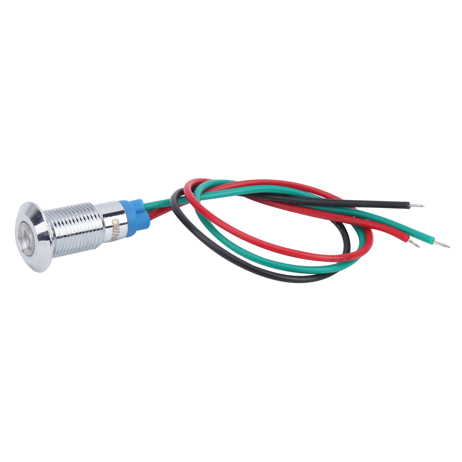 Vier Sets Werden Zusammen Verkauft, 220 V, 8 Mm Metall Wasserdichte Zweifarbige Led-anzeigen (rot Und Grün).