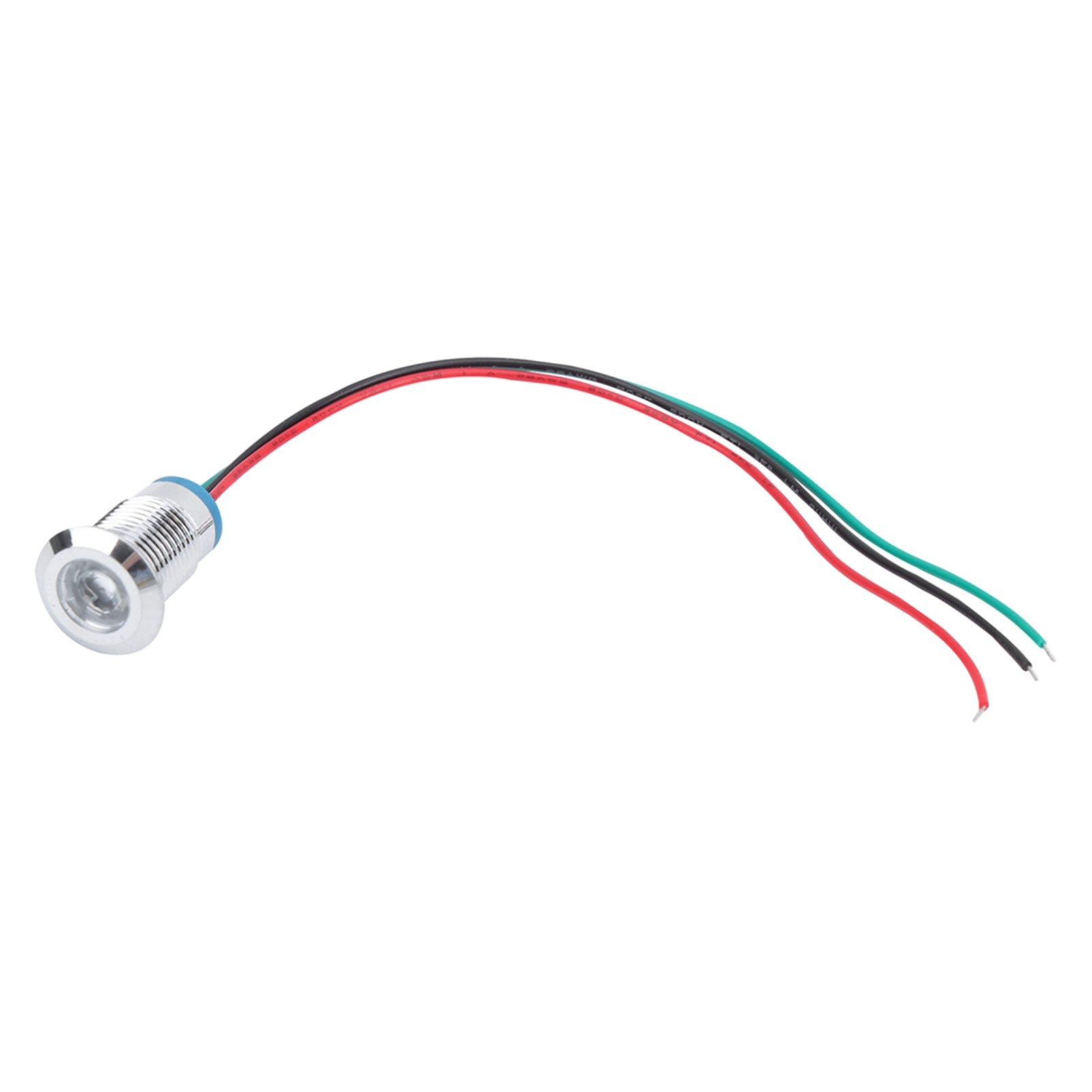 Vier Sets Werden Zusammen Verkauft, 3-6v, 12mm Metall Wasserdichte Zweifarbige Led-anzeige (rot/grün).