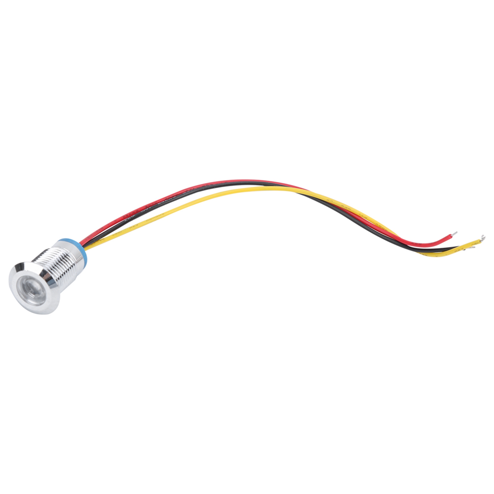 Vier Sets Zusammen Verkauft, 3-6v, 12mm Metall Wasserdichte Zweifarbige Led-anzeige (rot Und Gelb).