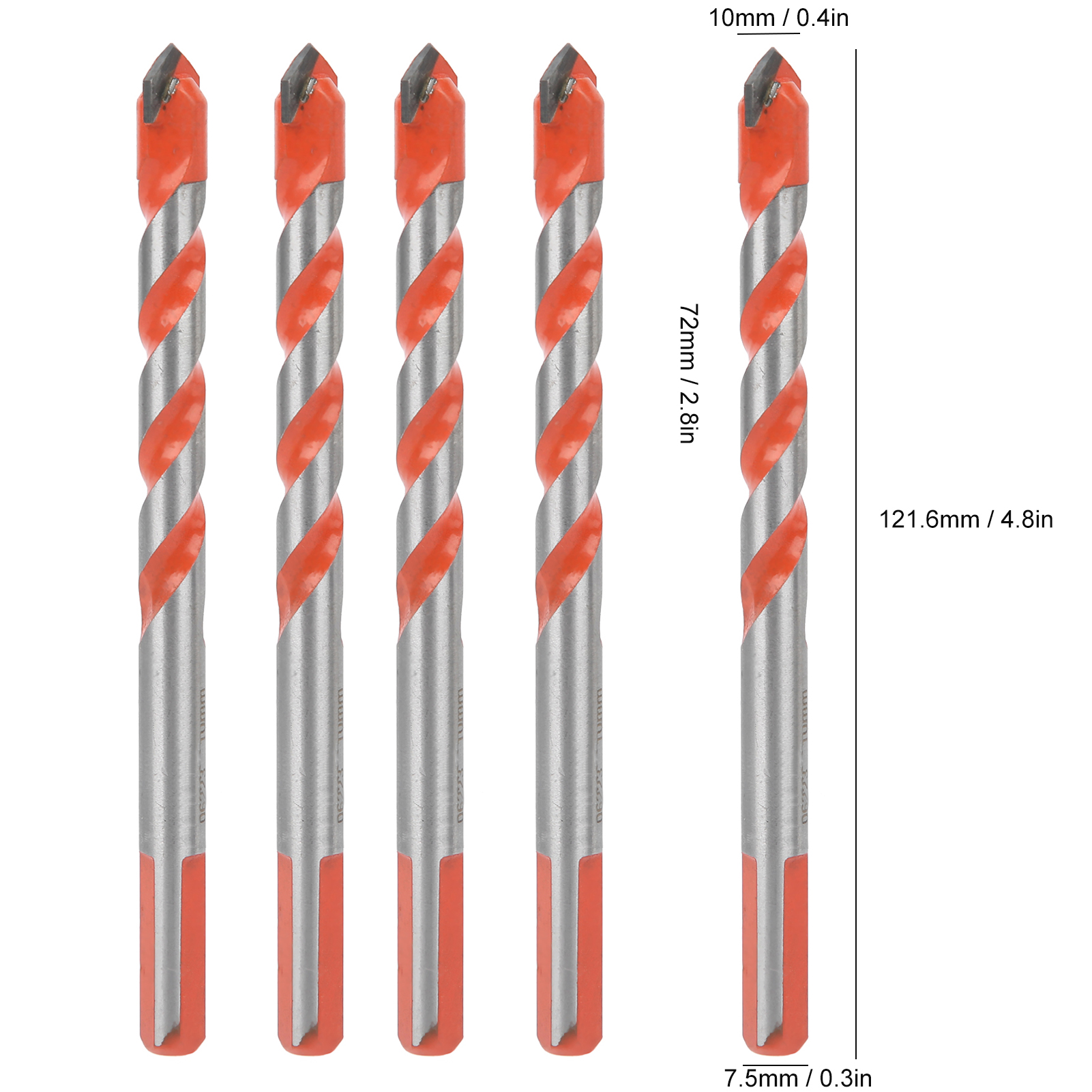 Overlord Mehrzweckbohrer Für Metalle, 10 Mm, 5er-packung.