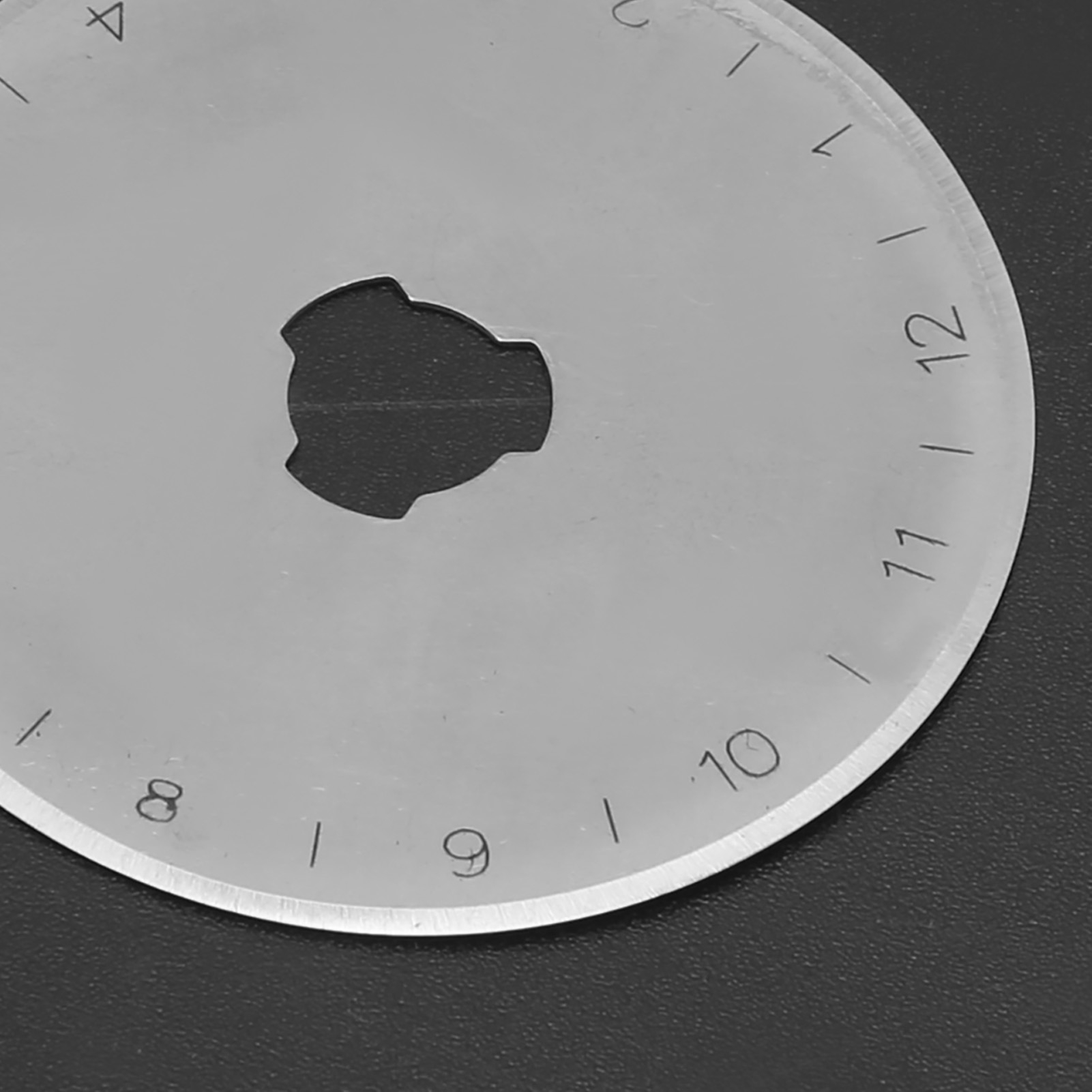 5 Stoffschneidemesser, 45 Mm Gerade Walzenklingen