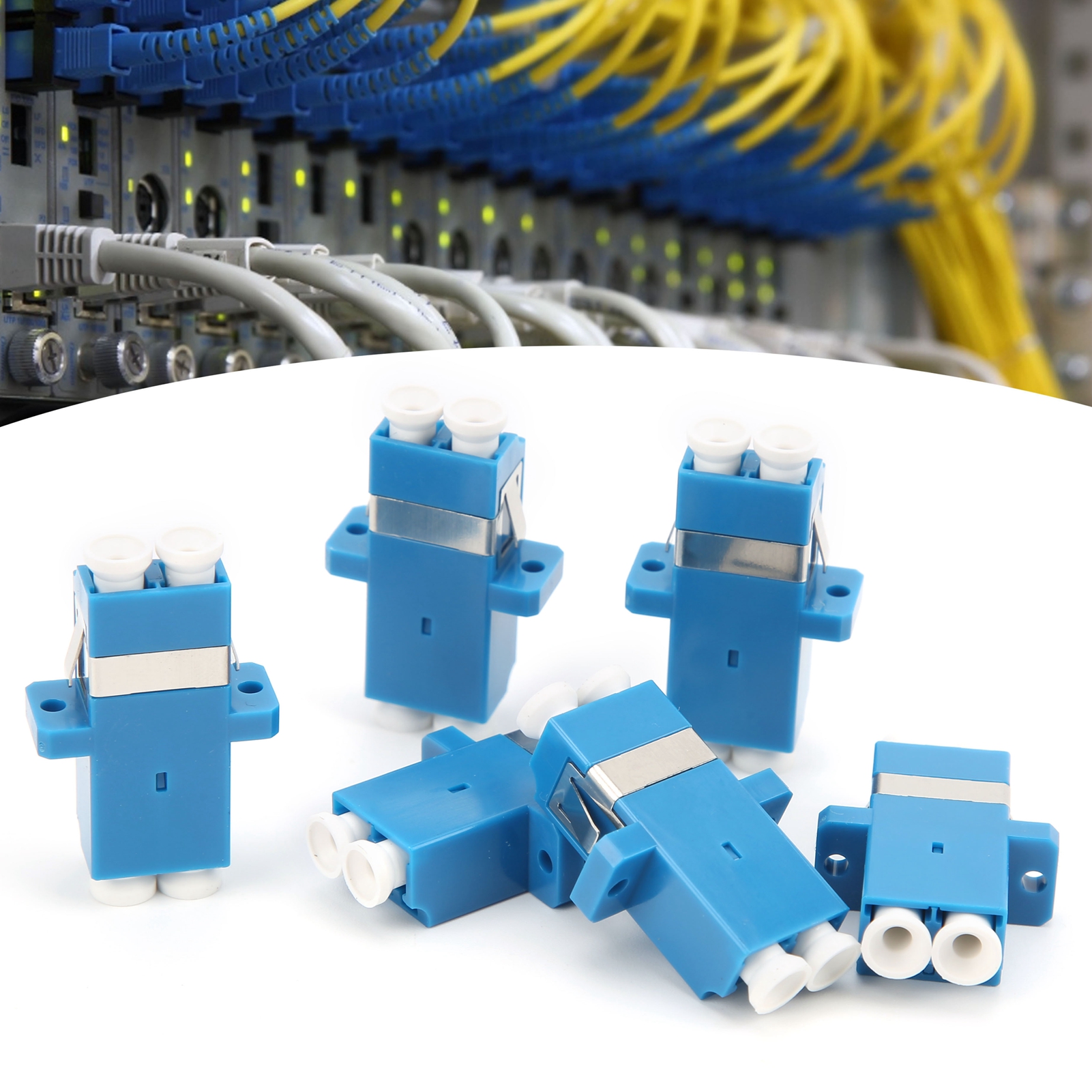 Lc-duplex-lwl-koppler, Lwl-kopplerstecker, Lc-lwl-adapter, Koppler, Lc/upc