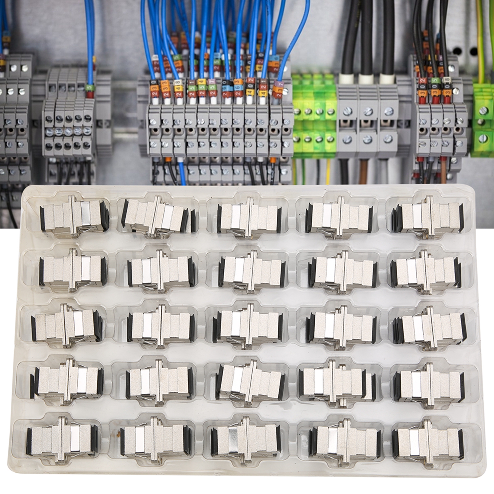 Sc-sc-simplexkoppler In Telekommunikationsqualität, Sc-sc/metallflansch-glasfaseradapter