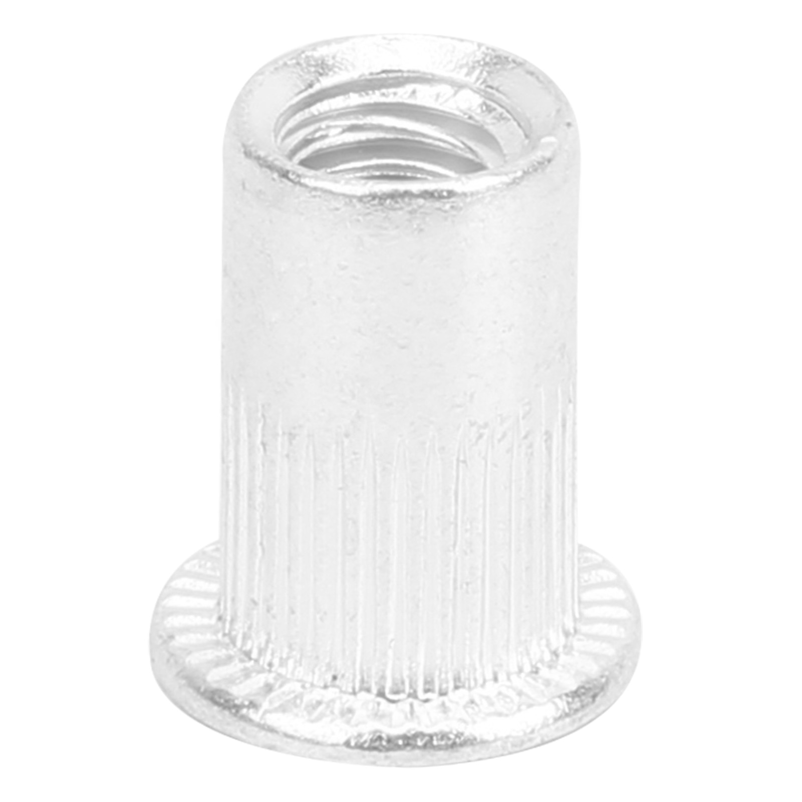 Packung Mit 100 M6-aluminium-nietmuttern Mit Flachkopf Und Vertikaler Nut