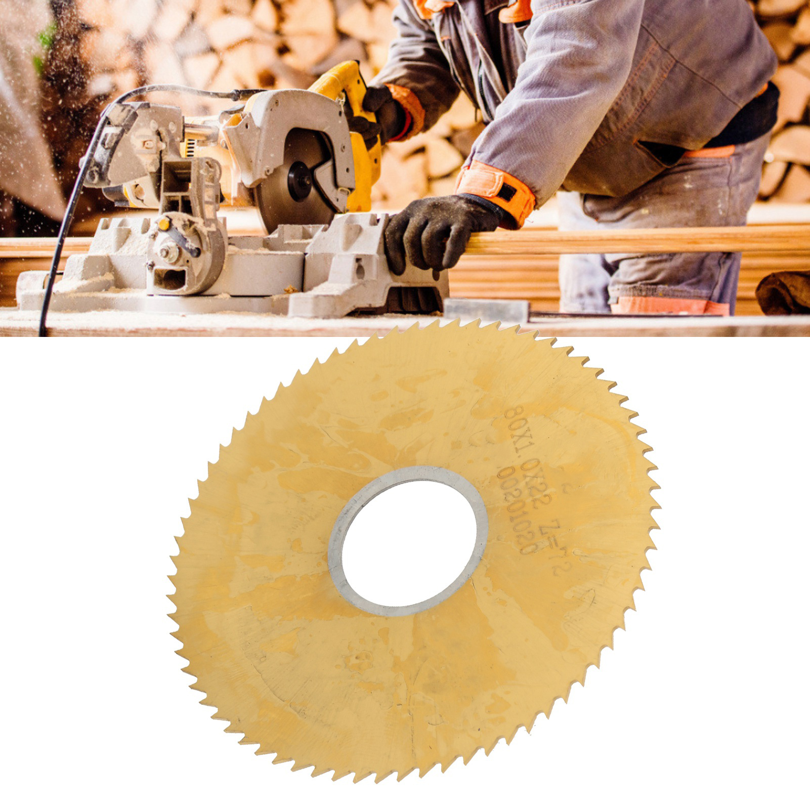 Fräser Mit Titanbeschichtung, Sägeblatt Aus Beschichtetem Schnellarbeitsstahl, 801 Mm.