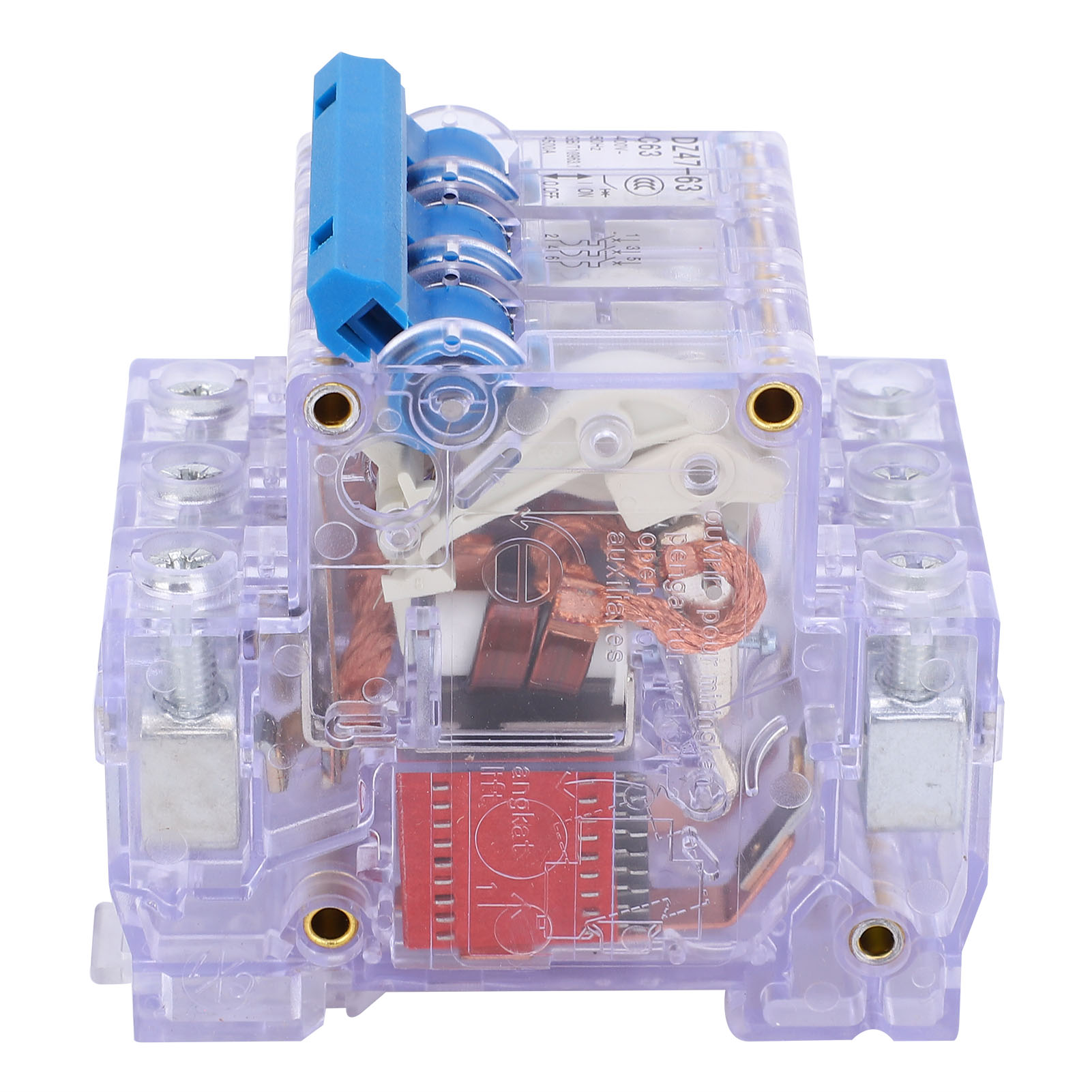 Dz47-63 3p663a Transparenter Luftschalter, Miniatur-leistungsschalter Für Den Hausgebrauch