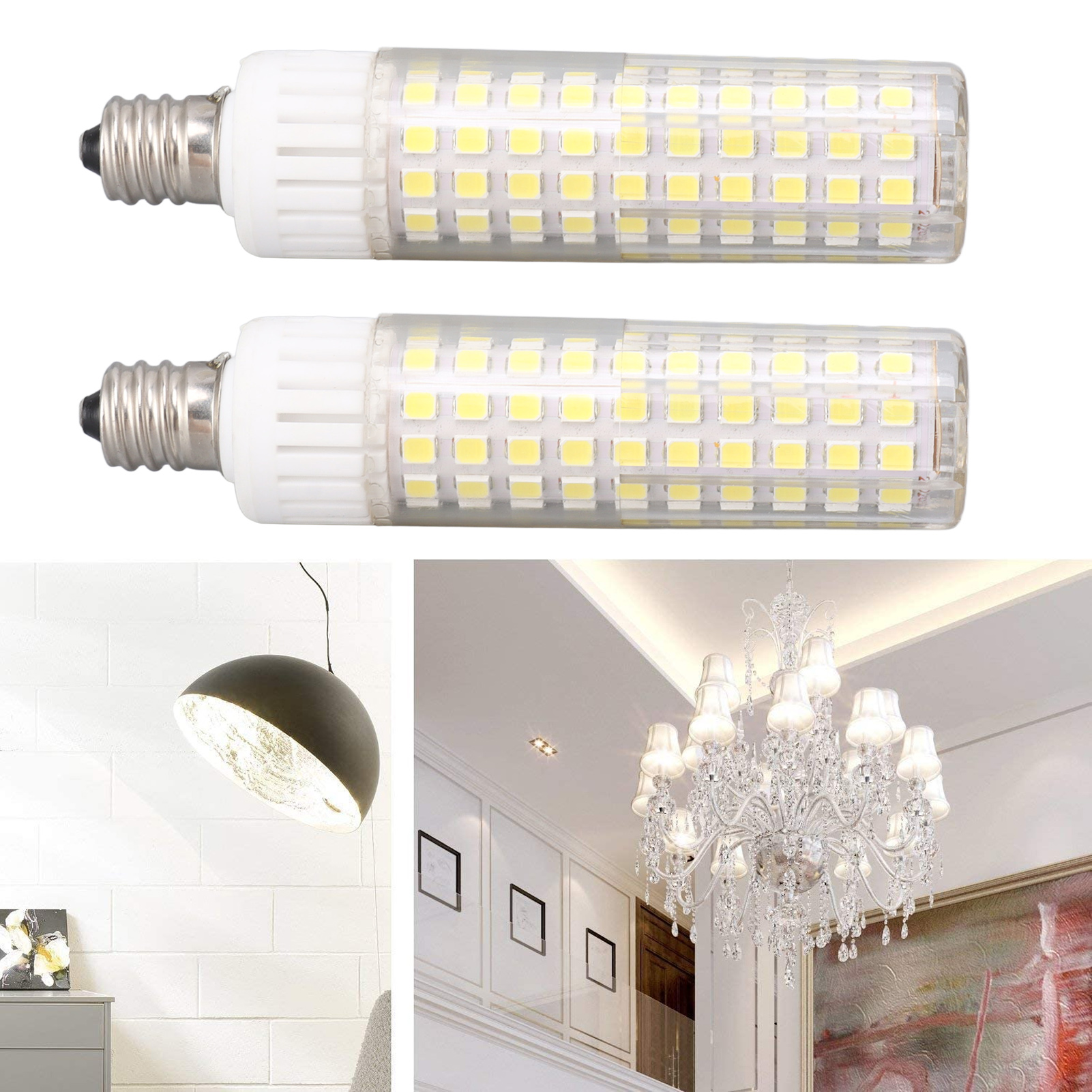 E12 Led-lampe, Maiskolbenform, 2835 Smd, 125 Leds, 6000k, Für Die Heimbeleuchtung.