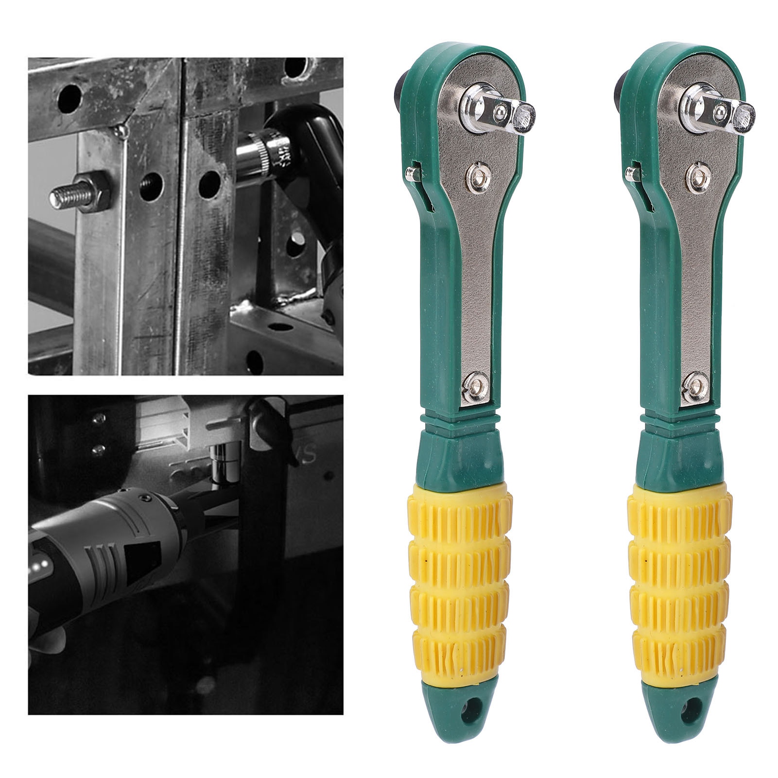 1/4" Gelbgrüner Ratschenschlüssel