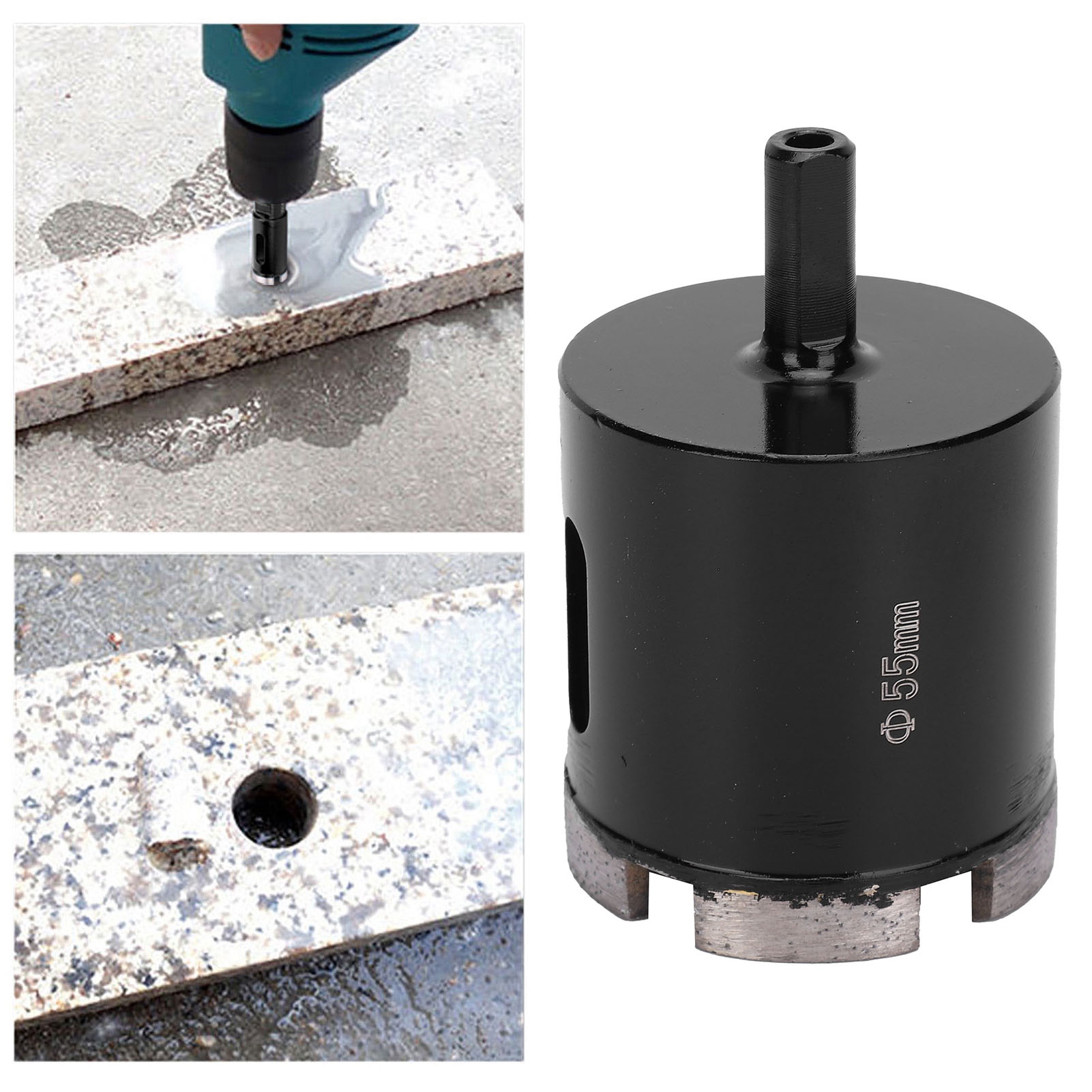 55-mm-sinterdiamantbohrer Zum Bohren Von Keramikfliesen, Beton Und Marmor