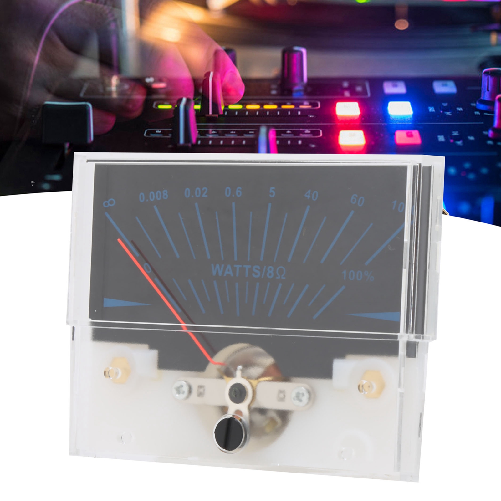 Vu-meter Mit Schwarzer Hintergrundbeleuchtung, Hochpräzises Tn-73-mischpult, Db-meter, Verstärkerpegelanzeige, Schalldruckpegelanzeige Und Wattmeter.