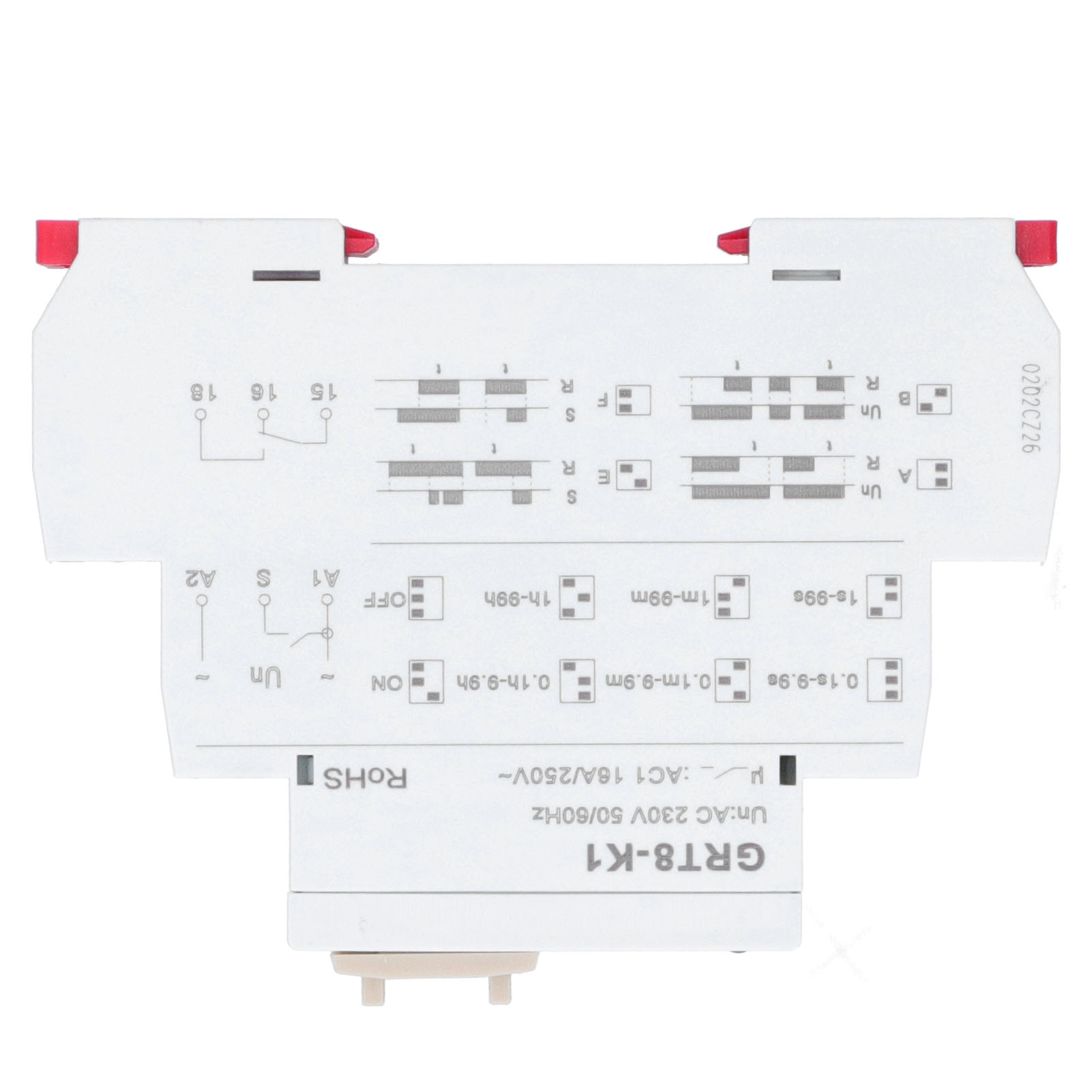 Grt8-k1 Ac230v 50/60hz Zeitverzögerungsrelais, Ein Ein-signal, Ein Aus-signal