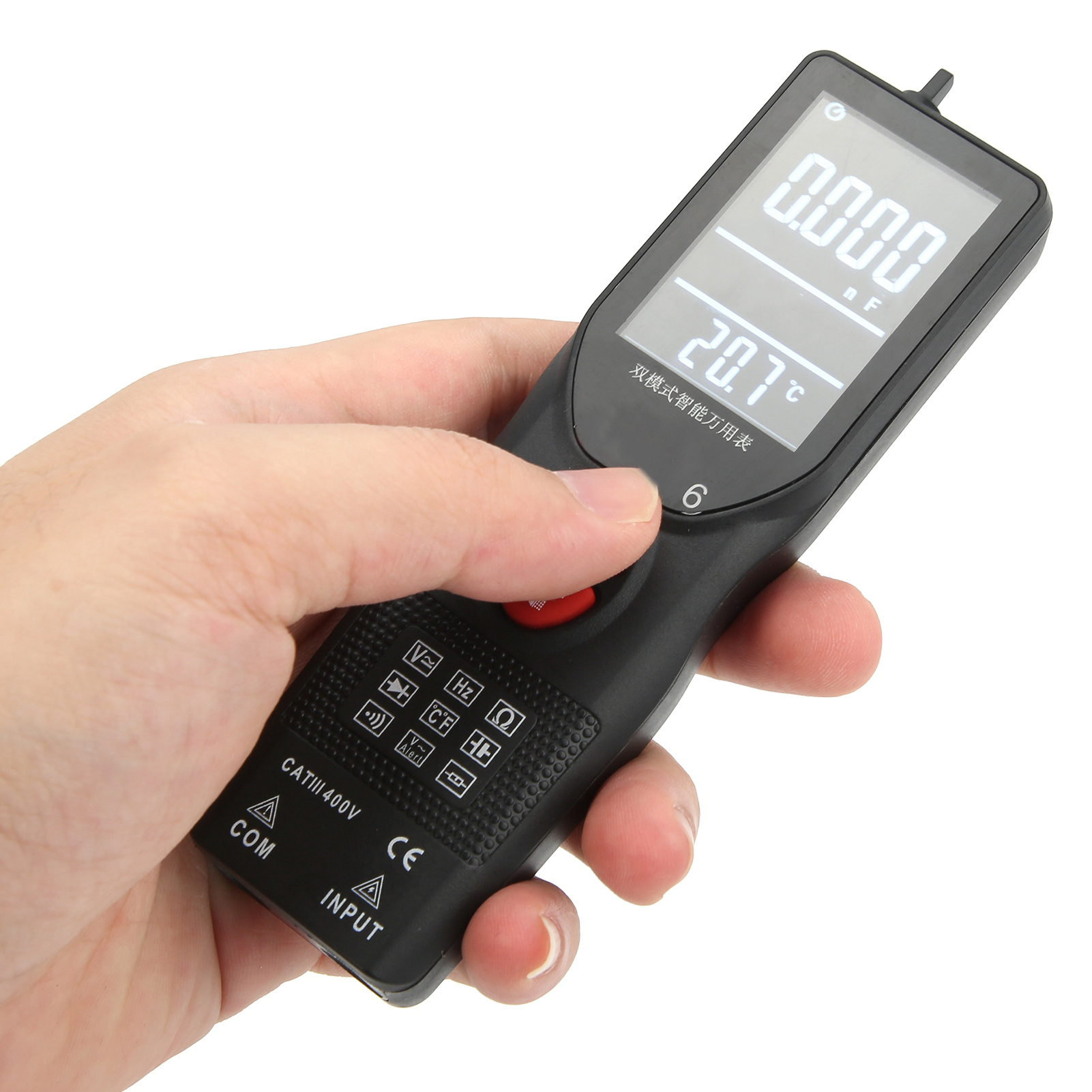 Intelligentes Digitalmultimeter Mit Zwei Betriebsmodi, Spannungsprüfer In Stiftform, Wandspannungsprüfer Mit Digitalanzeige, Multifunktionsvoltmeter, Tragbar.