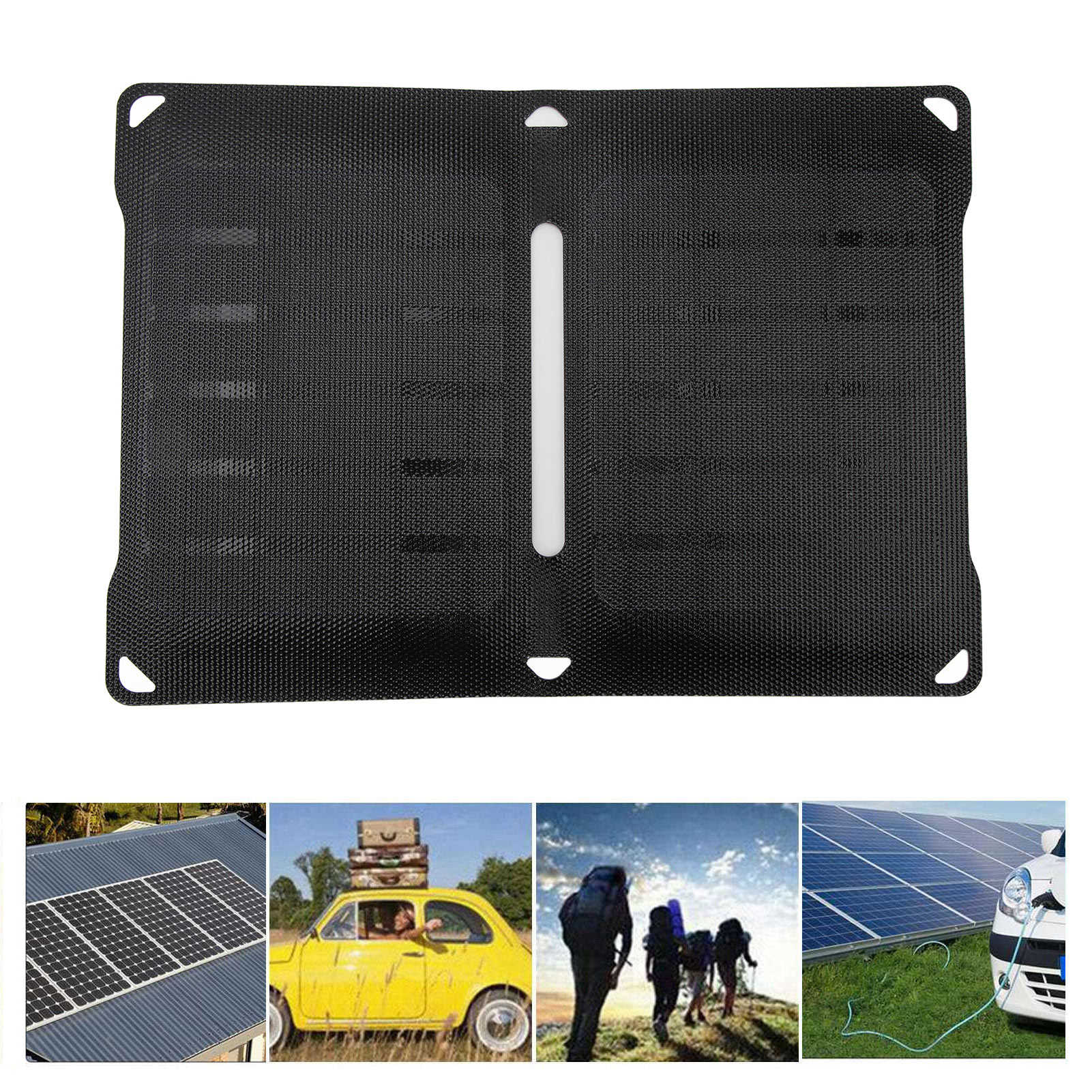 Faltbare Solarladegerättasche, Externer Akku Für Mobiltelefone, Wasserdichtes Solarladegerät