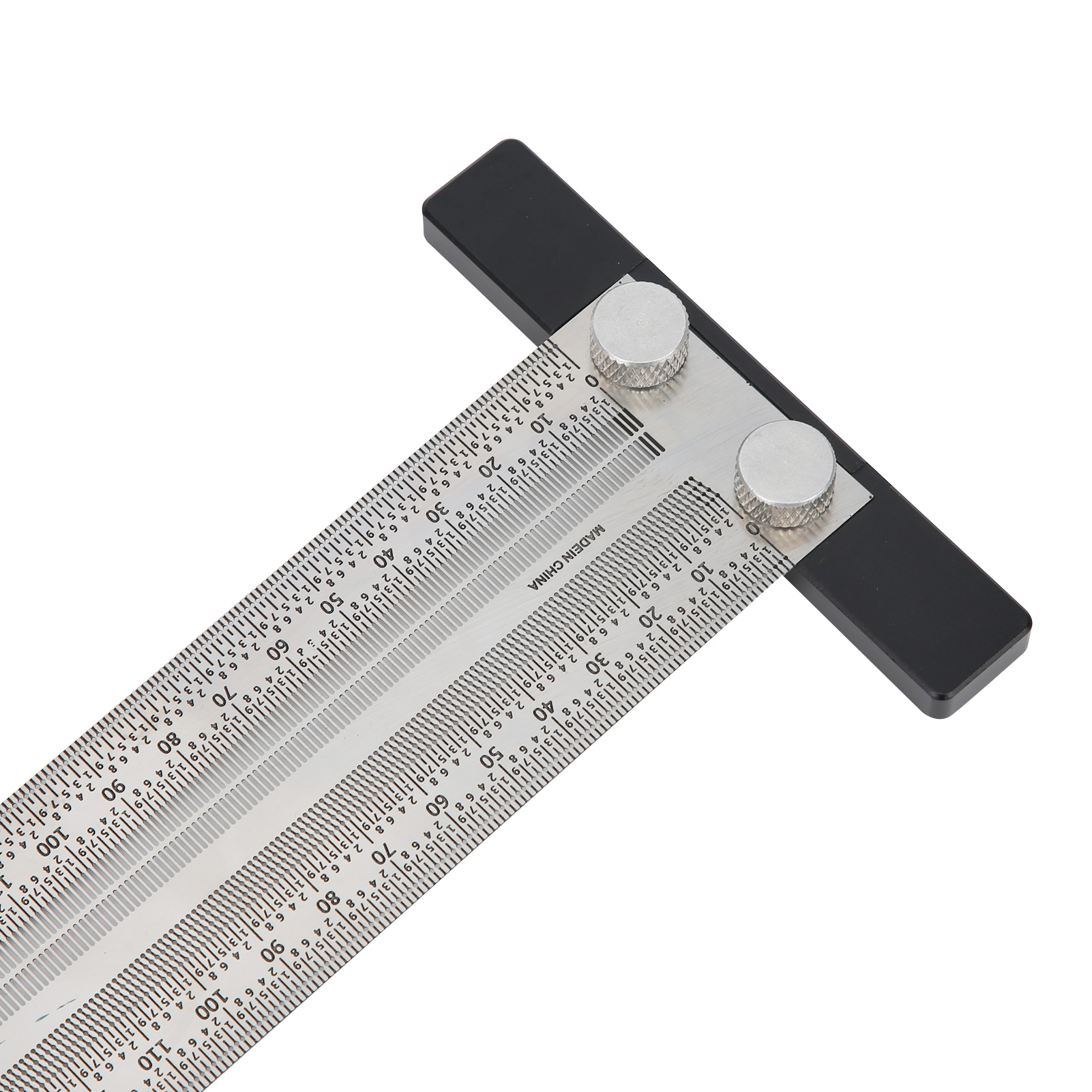 300 Mm Edelstahl-drahtlineal Mit Loch Und Öffnung