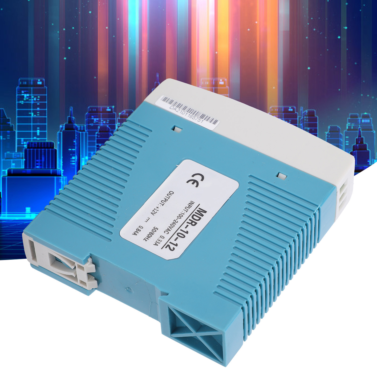 Berm@mdr-10-12 10w 12v Din-schienen-schaltnetzteil, Geregelt Auf 0,84a, Für Speicherprogrammierbare Steuerungen Und Industrielle Steuerungssensoren, Mit Einer Eingangsspannung Von 100-240v Ac.
