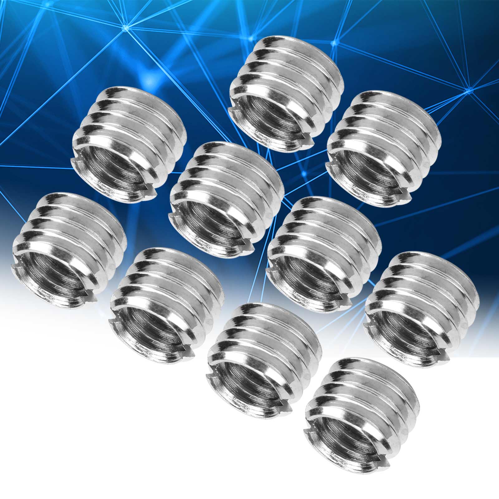 10 Innenschrauben M61,0 Und Außenschrauben M81,25, Länge 6 Mm