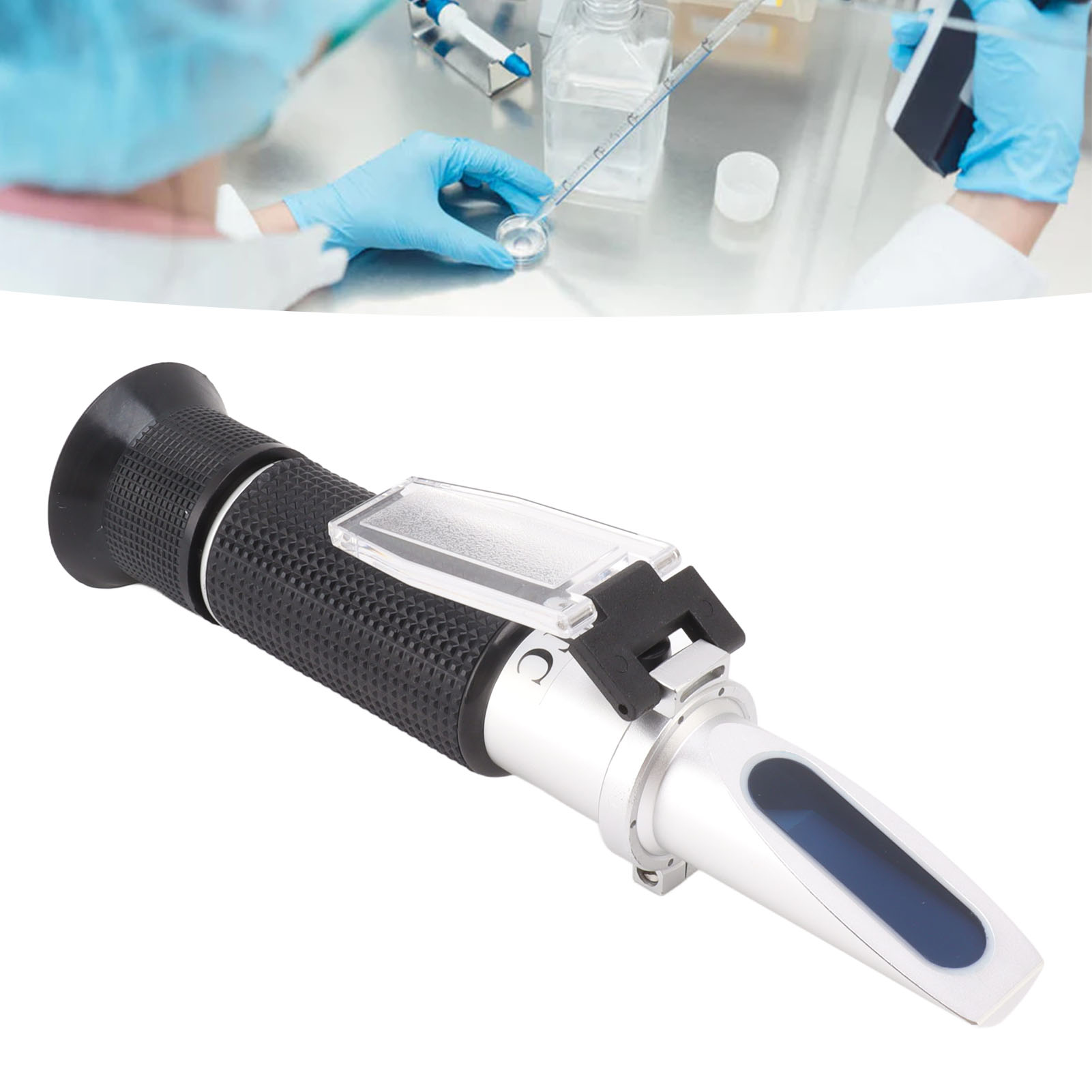 Lehrmittel-aluminiumrefraktometer, Detektor, Densitometer Für Serumproteinurie, Tragbares Refraktometer