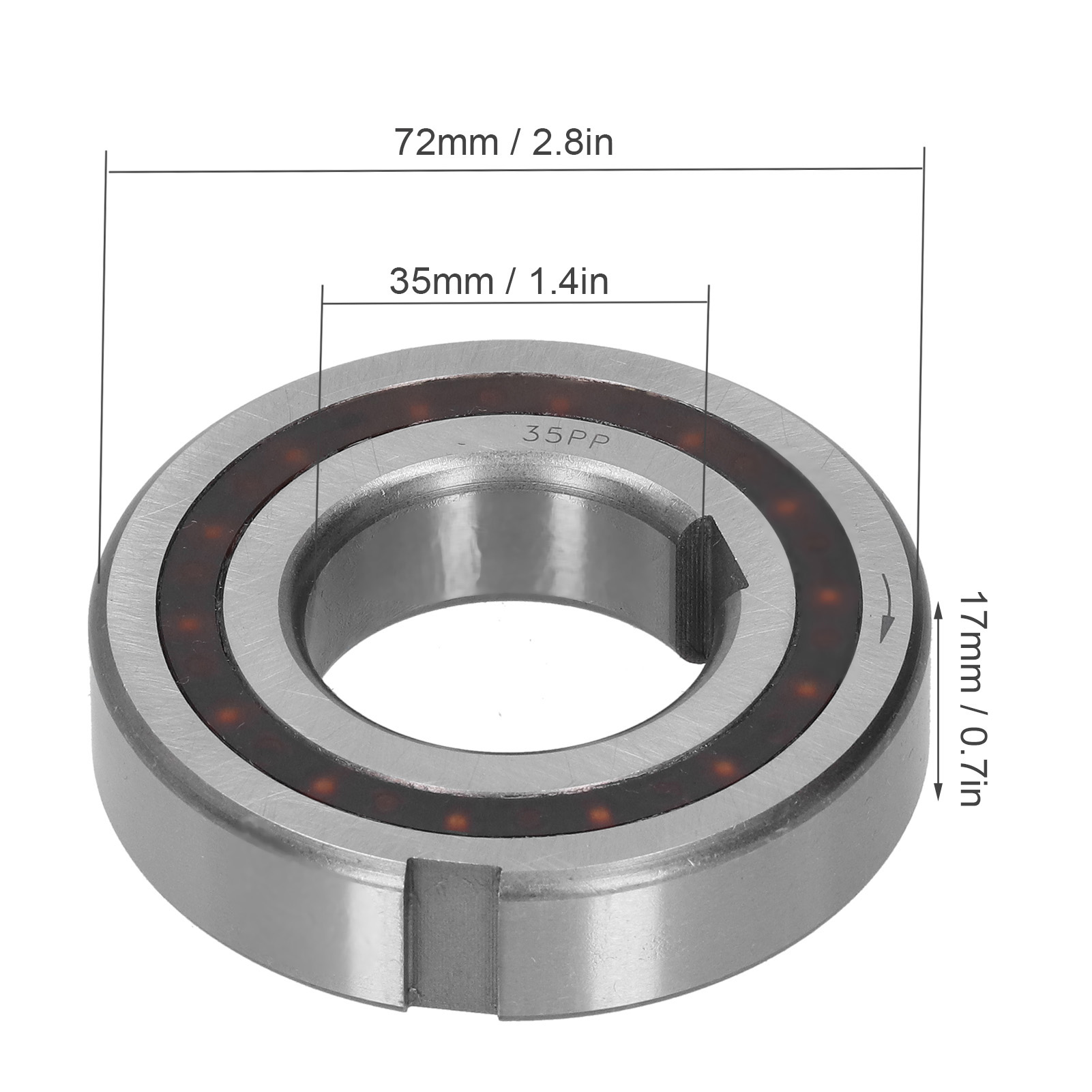 Einseitig Steuerbares Nutlager Csk35pp 6207