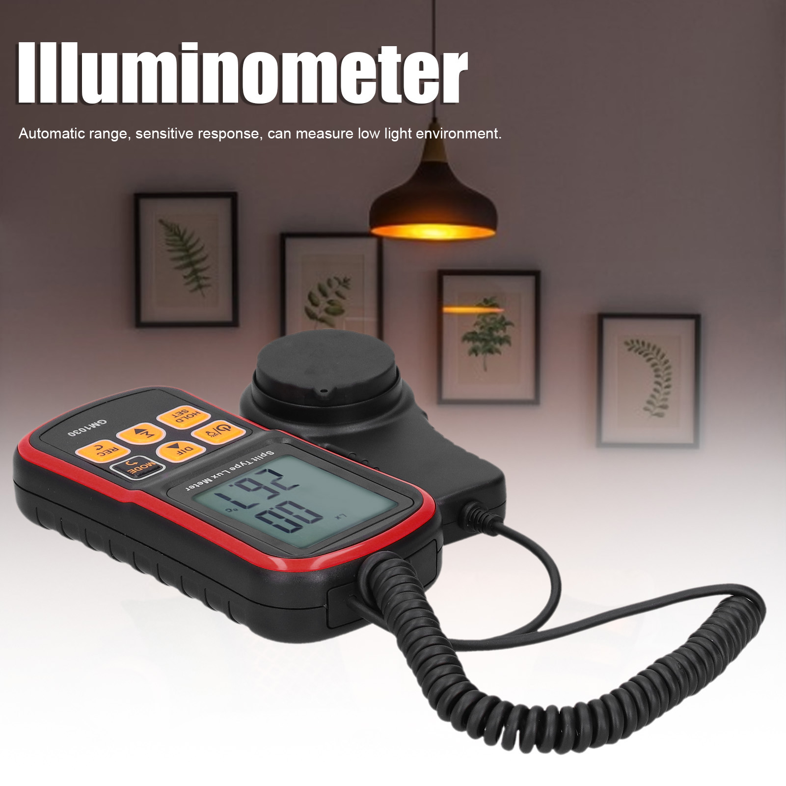 Digitales Luxmeter Gm1030 Mit Uart-anschluss, Messbereich Der Beleuchtungsstärke Von 0 Bis 200.000 Lux