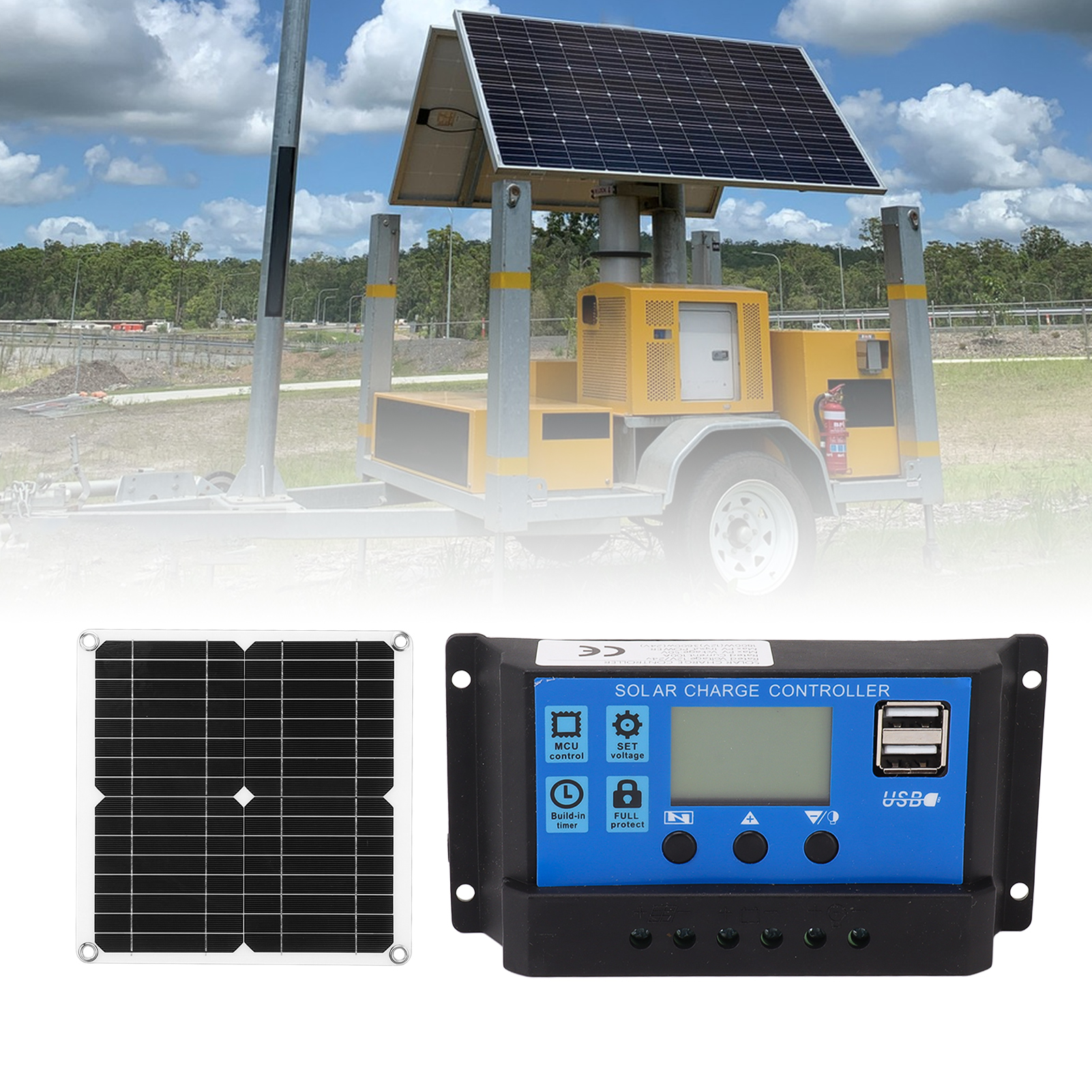 12v 12w Halbflexibles Monokristallines Photovoltaik-panel-kit