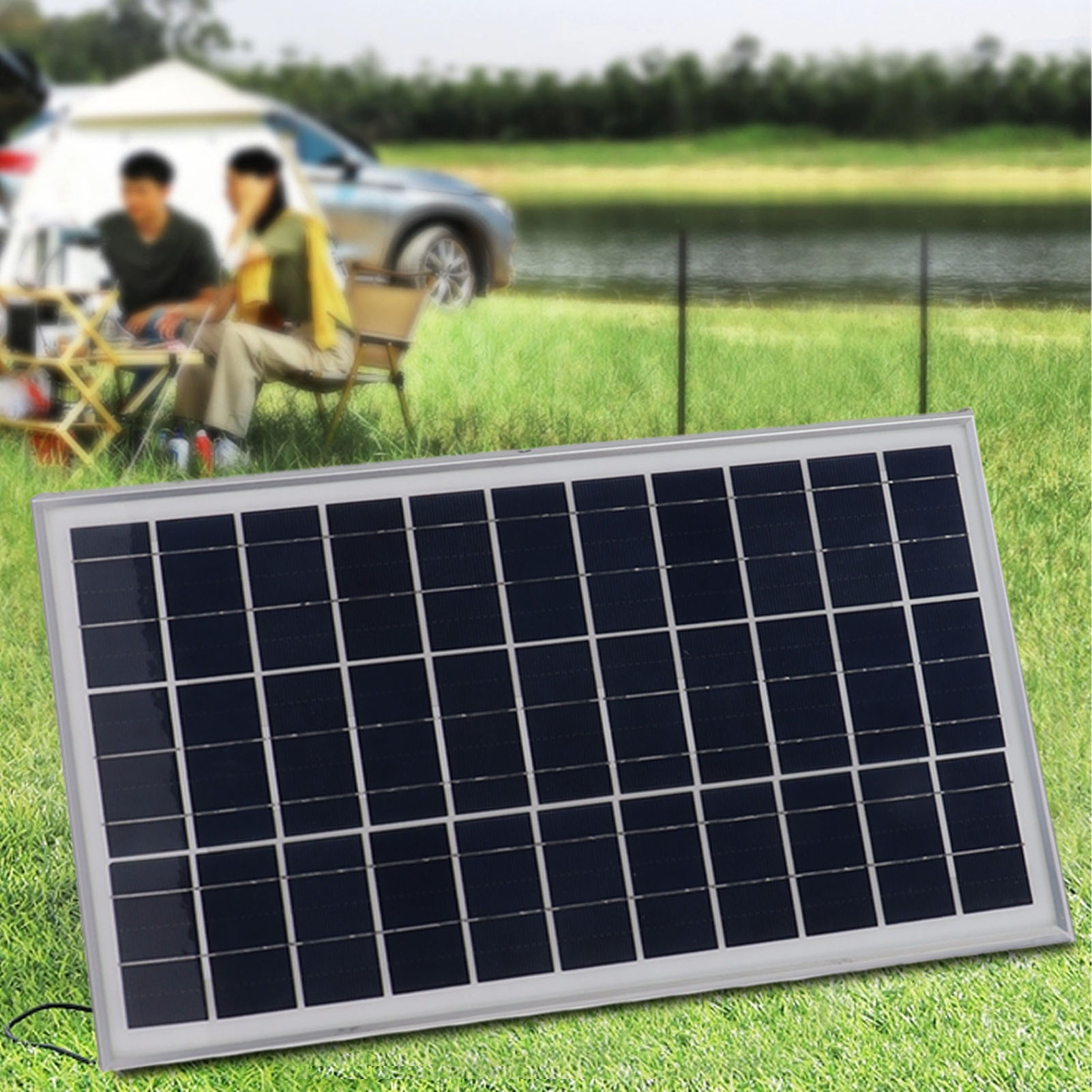 Hocheffizientes 25-w-, 18-v-polykristallin-solarladegerät-set, Schutzart Ip65