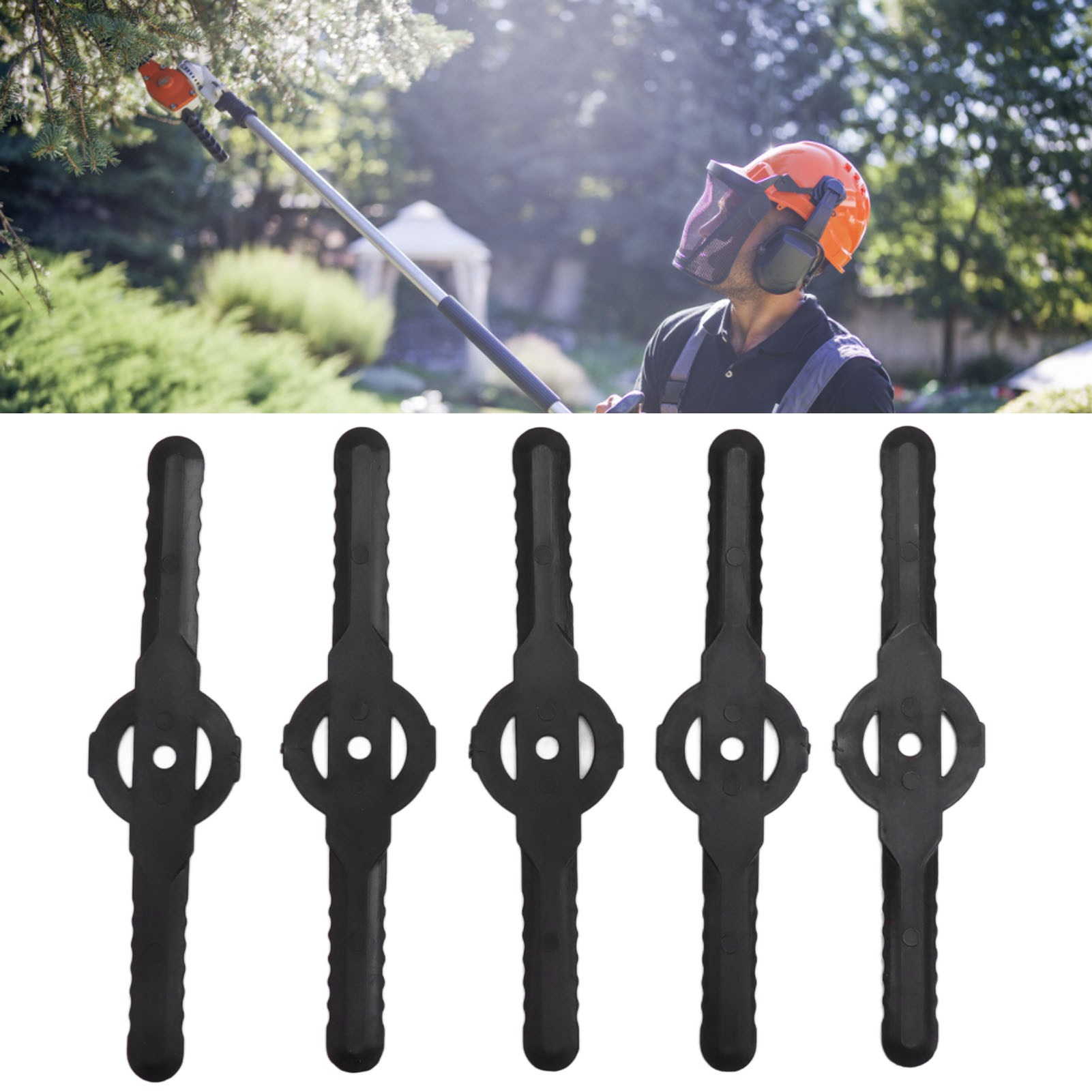 Packung Mit 30 Kunststoff-rasenmähermessern, Für Elektrische Gartenmäher, Lange Messer, Akkubetriebene Rasenmäher, Unkrautentfernungszubehör