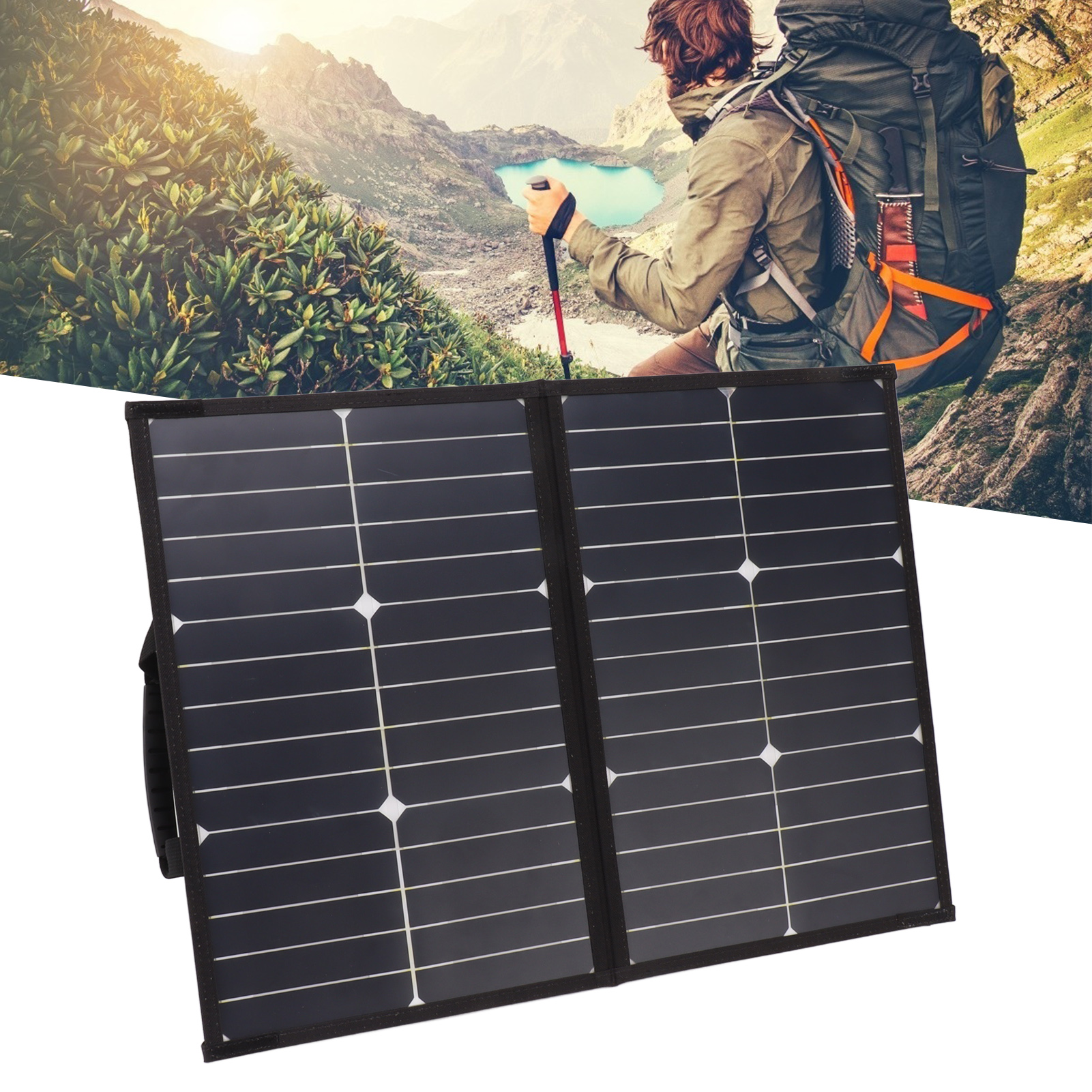 42w 16v Tragbares, Faltbares Solarpanel Mit 30a-laderegler-set