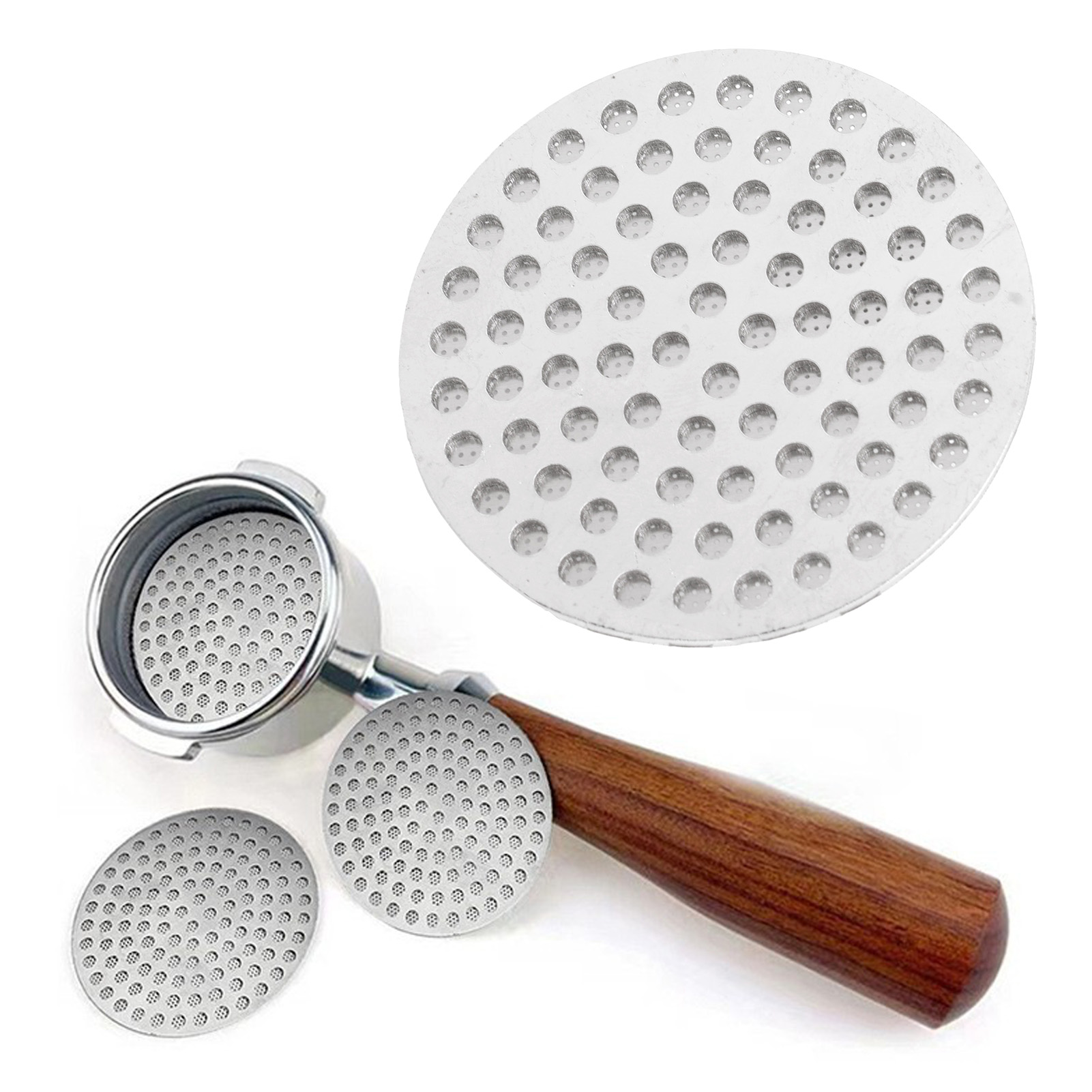 Kaffeefilter Aus Mesh Für Eetching Kaffeemaschinen, 100μm Doppellagiges Sekundärwasserverteilungsgewebe, Wiederverwendbarer Ersatzkaffeefilter.