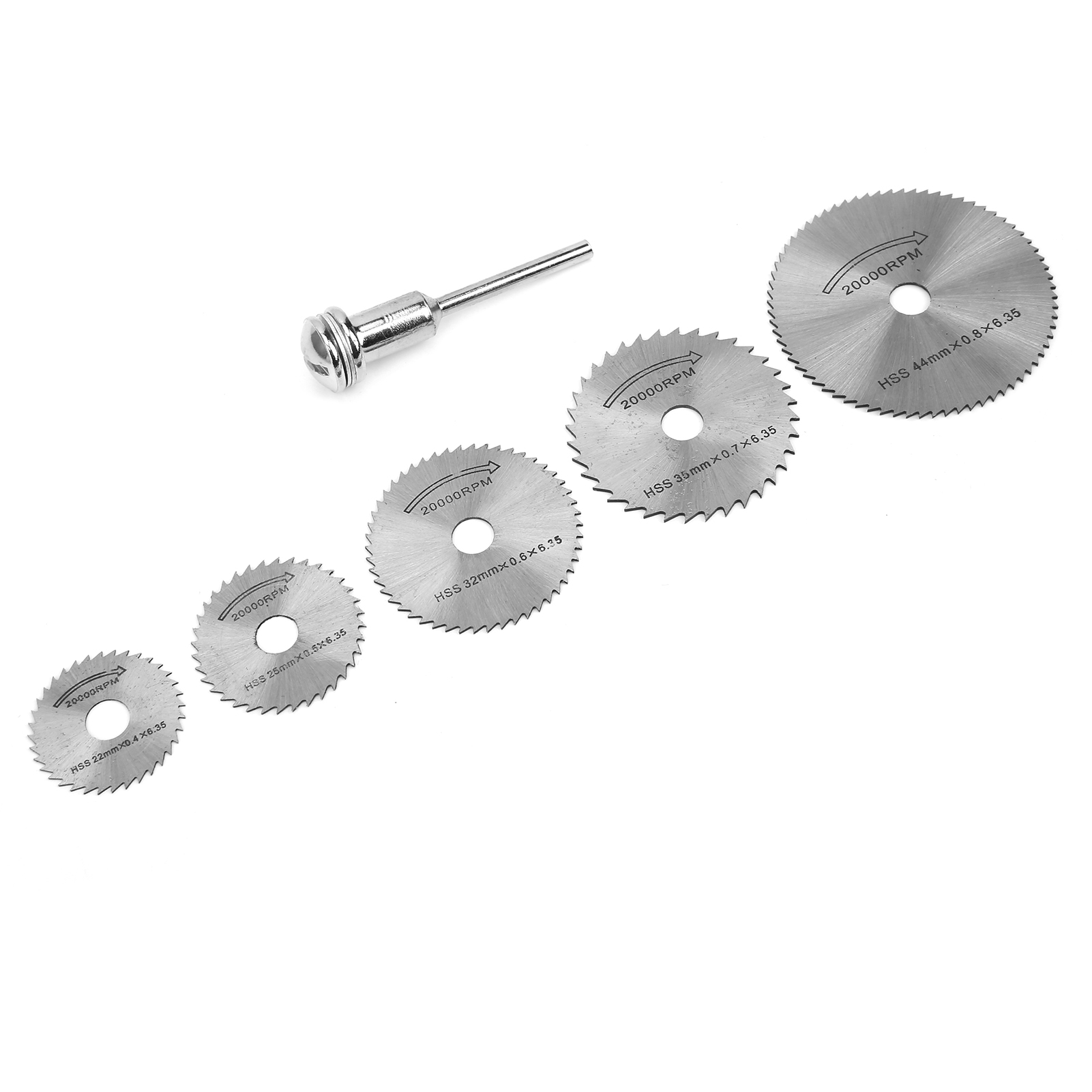 Set Mit 6 Hss-sägeblättern, Kleine Sägeblätter Für Holzbearbeitung, Elektrowerkzeuge, Winkelschleifer, Zubehör Für Winkelschleifer