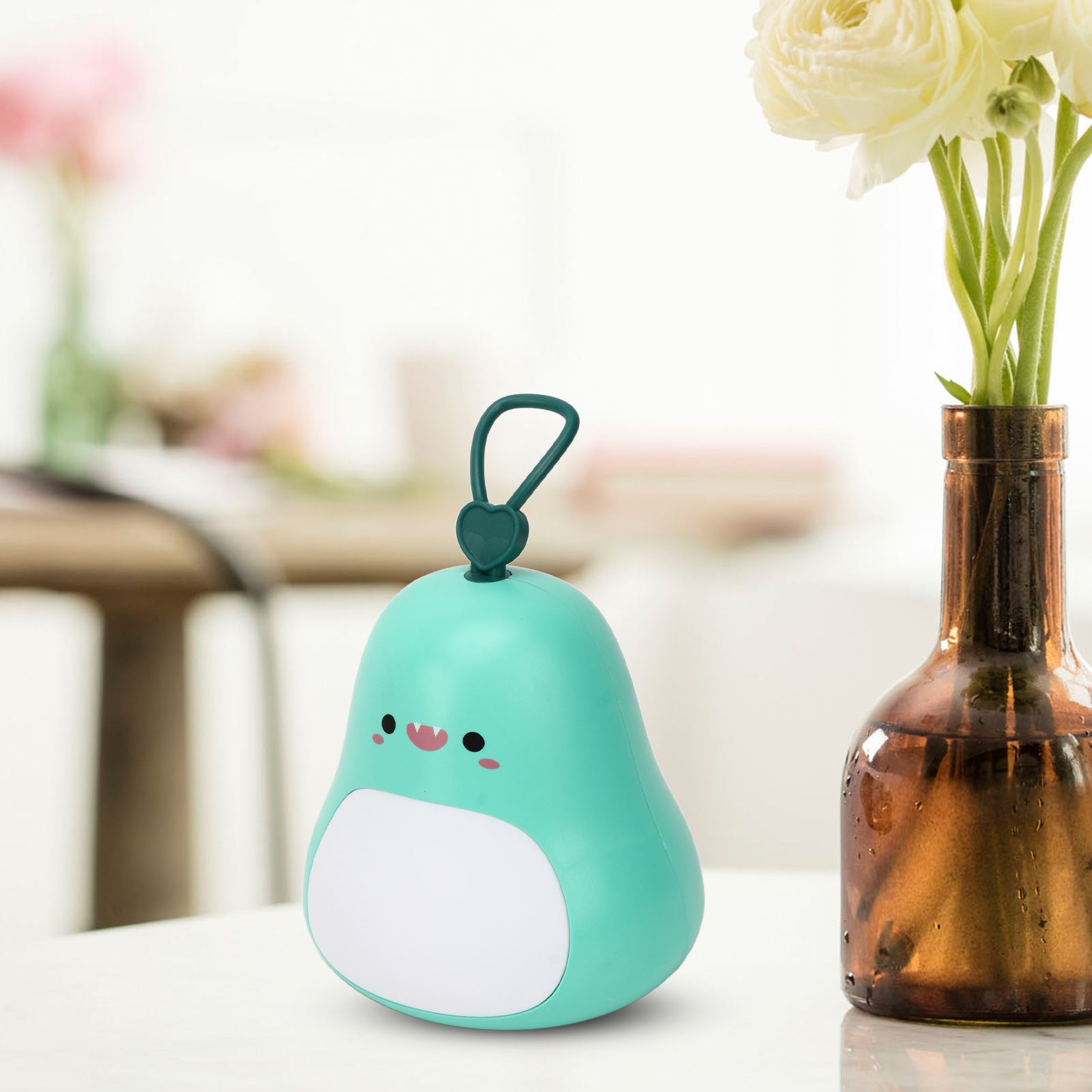 Schreibtischlampe Mit Drei Helligkeitsstufen, Dimmbares Nachtlicht Im Cartoon-design, Usb Xy050k