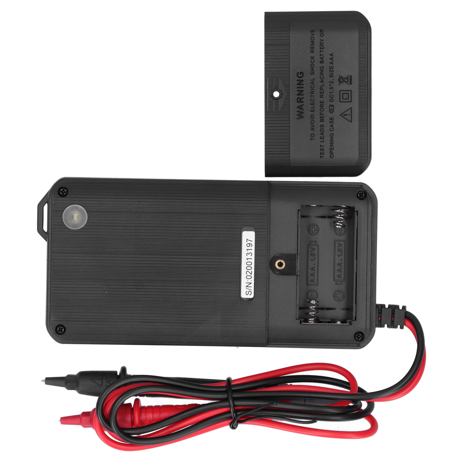 Hy128c Smart-touchscreen-digitalmultimeter Mit Mehreren Anzeigen: Frequenz Und Temperatur, Standardverpackung, Schwarz