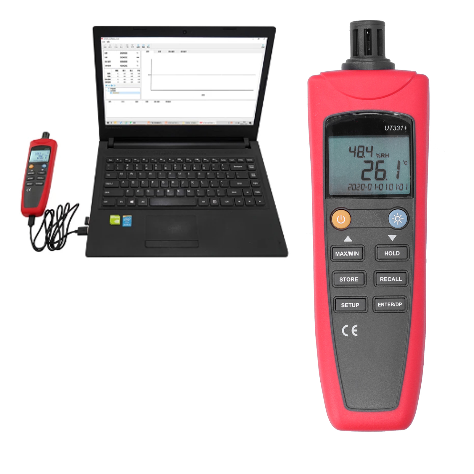 Ut331+ Uni-t/uni-t Digitales Thermometer Und Hygrometer: Hohe Präzision Für Den Einsatz In Haushalt, Innenräumen Und Industrie.
