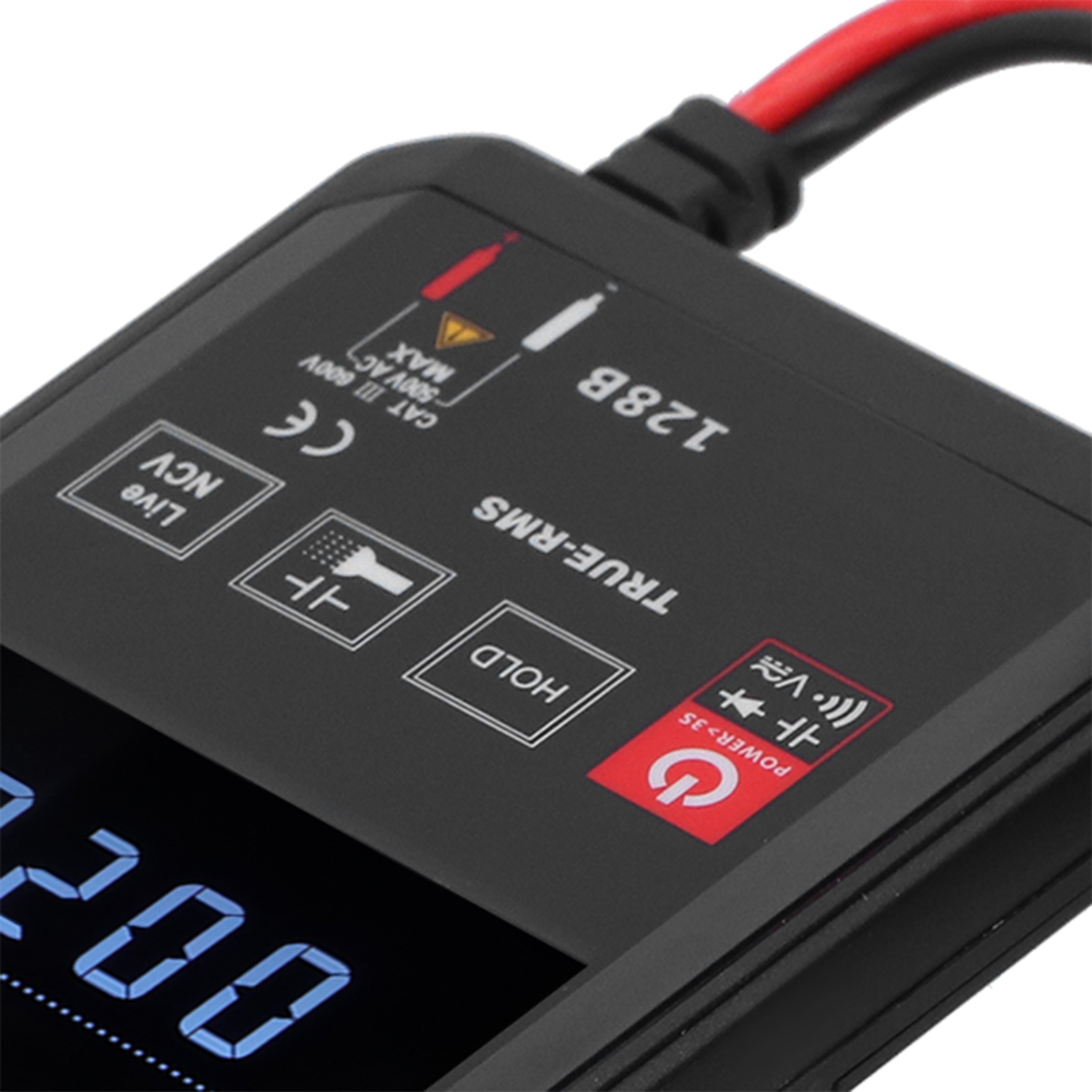 Hy128b Intelligentes Touchscreen-digitalmultimeter Mit Mehreren Anzeigen: Frequenz Und Temperatur, Standardverpackung, Grau