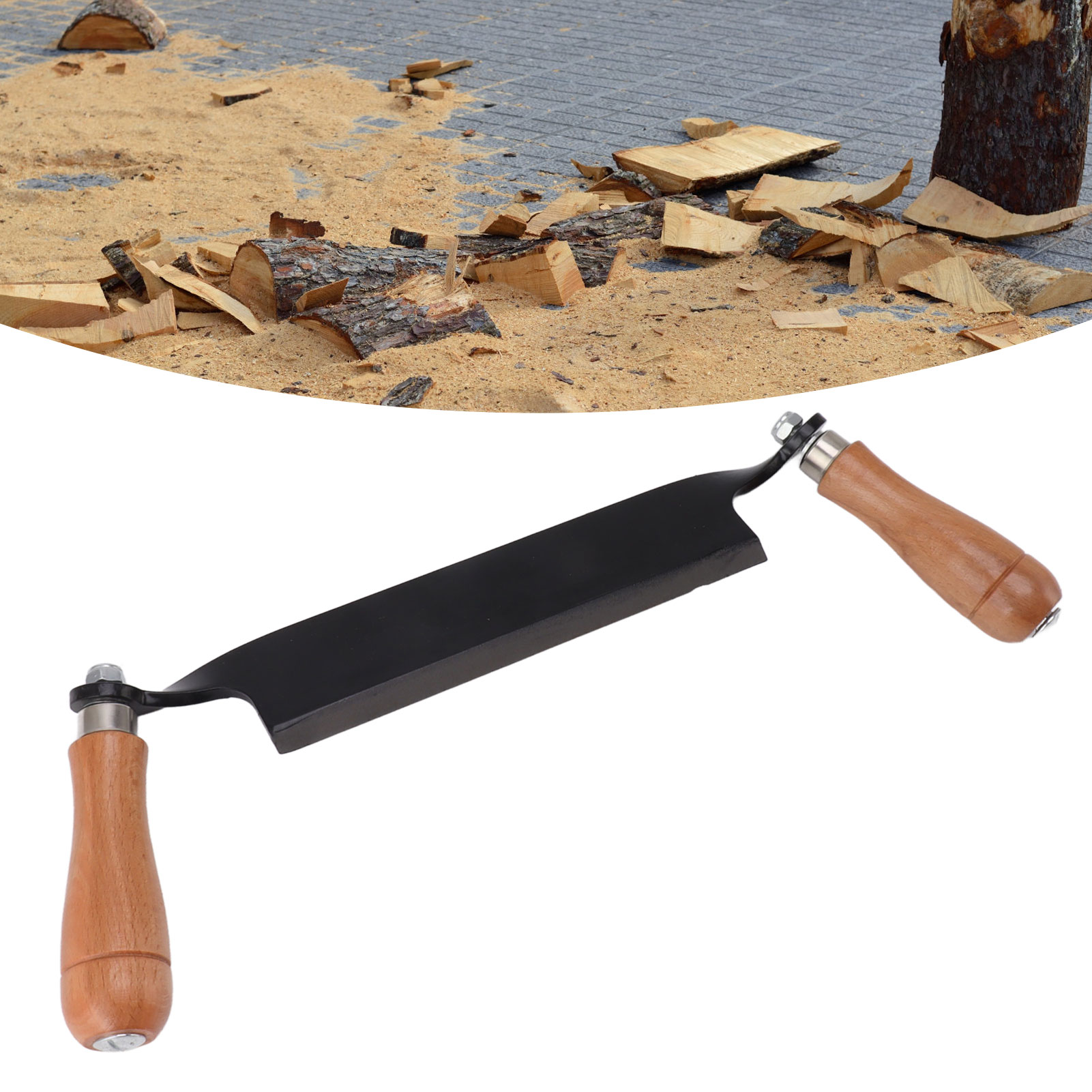 Rindenschaber, Holzhobel, Handschaber, 20 Cm Gerader Schaber Für Die Holzbearbeitung