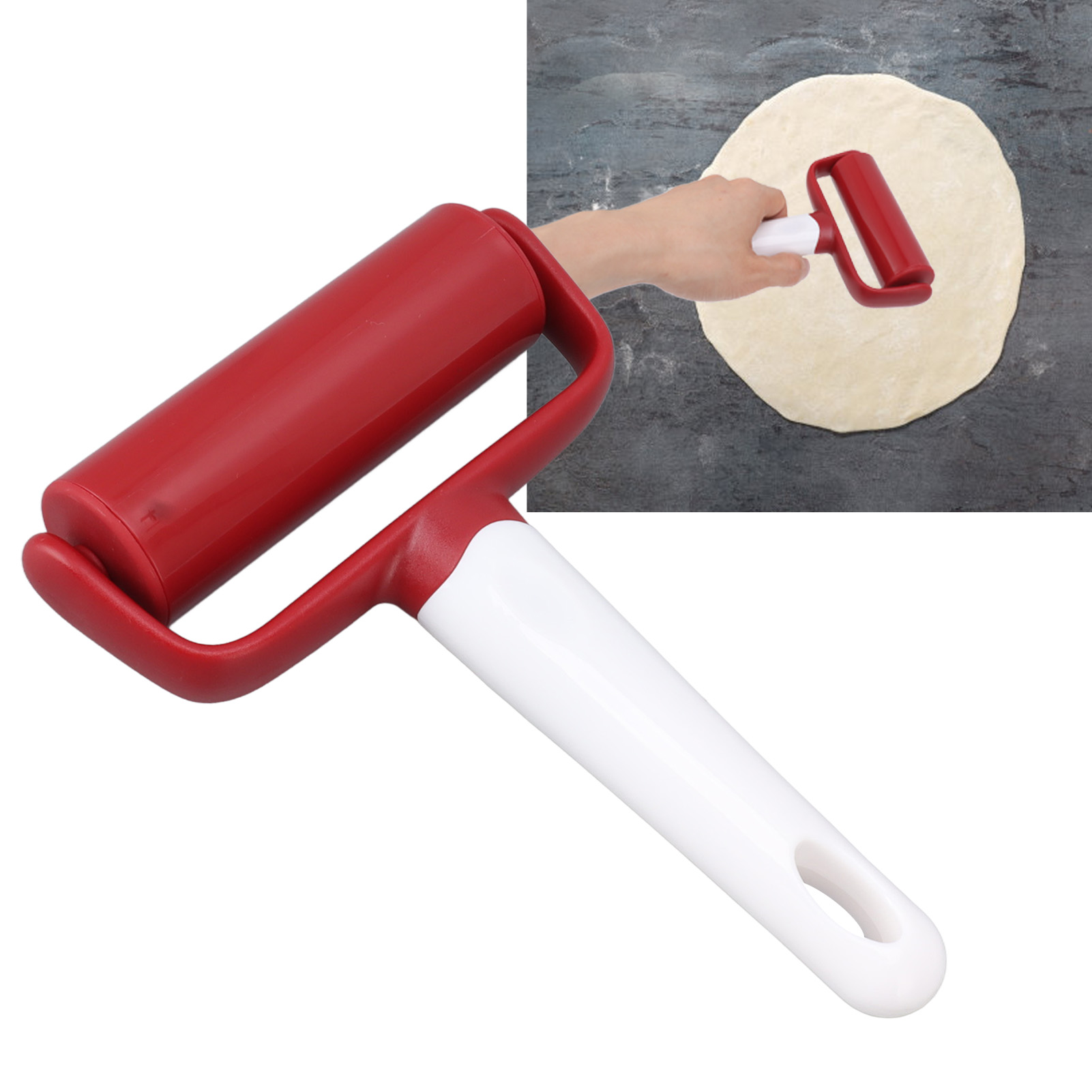 Nudelholz Aus Kunststoff, Küchenutensilien, Pizzaroller, Ravioli-nudelholz Mit Griff, Pastapresse, Nudelholz, Küchenhelfer