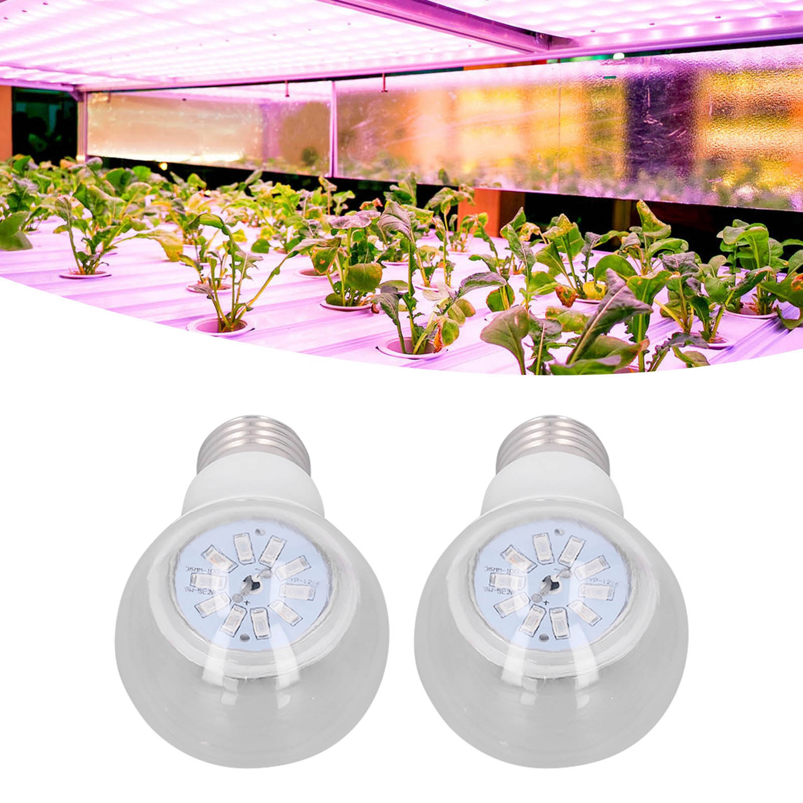 6w Led-lampe Für Pflanzenwachstum, Vollständiger Ersatz Für E26/e27 Led-halogenlampen.