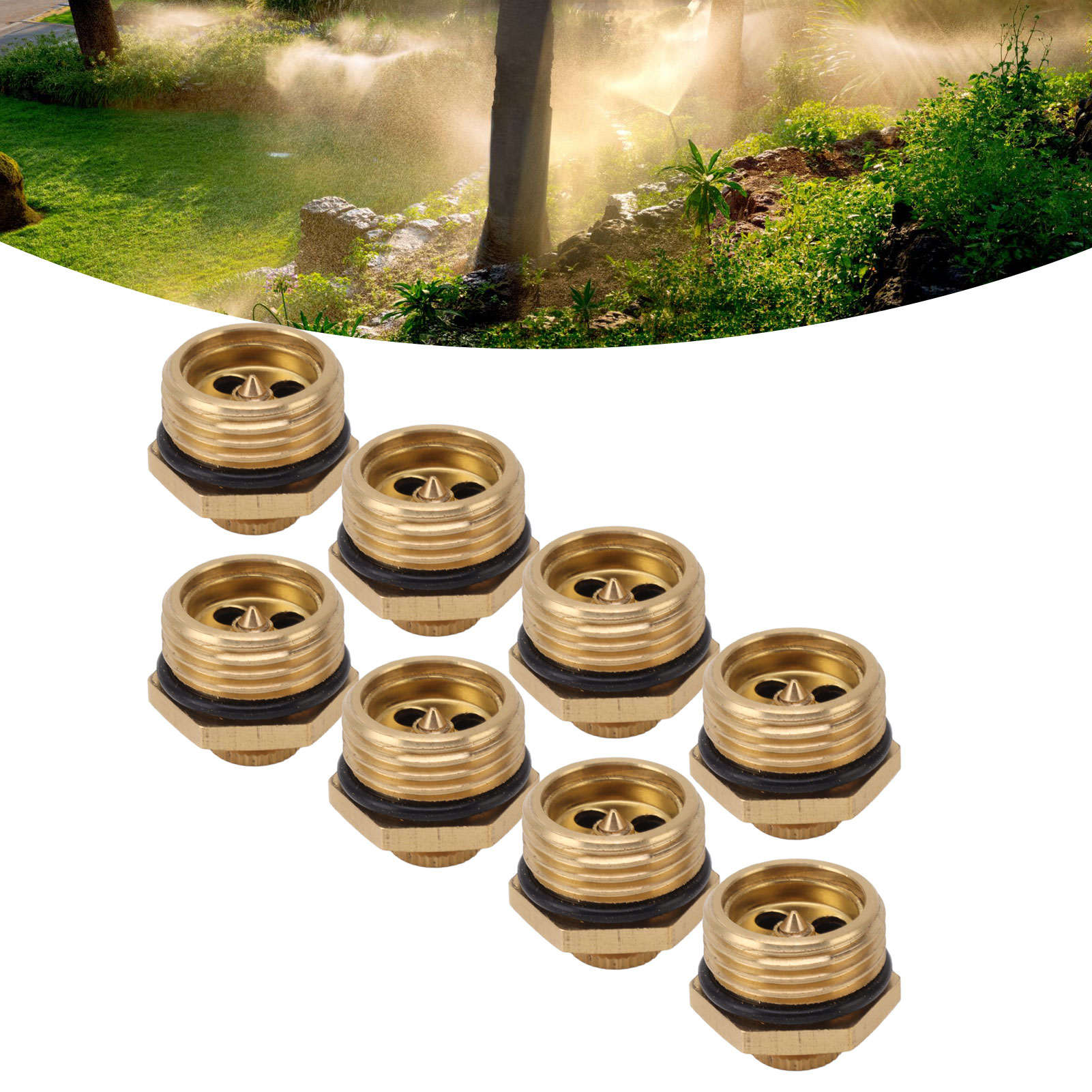Packung Mit 20 Verstellbaren 1/2-zoll-zerstäuberdüsen Für Baustellen, Rasenflächen, Staubbekämpfung, Kühlung Und Gartenarbeit