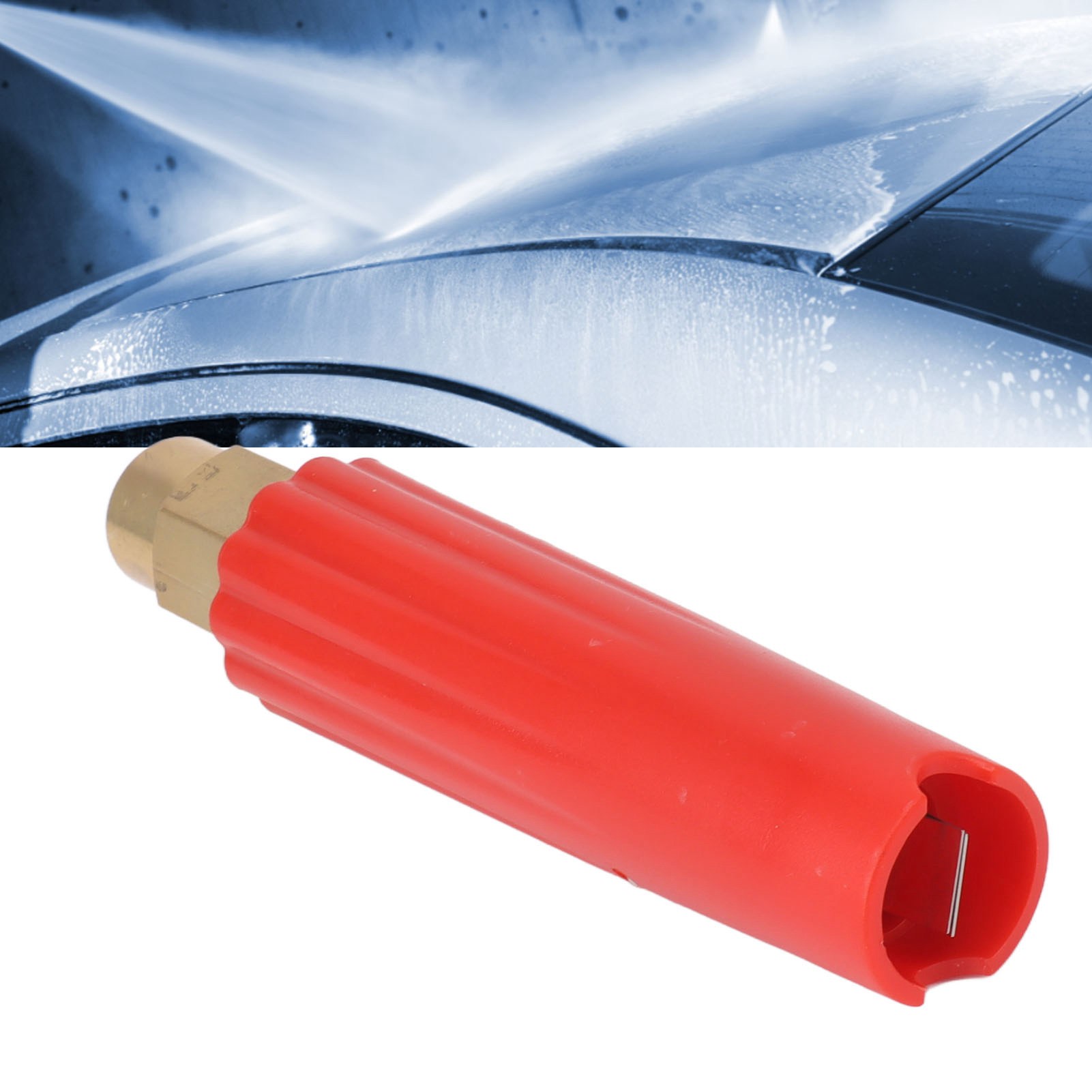 Schaumdüse, Schaumtank, Wasserpistole, Verstellbare Fächerdüse, Schaumgenerator Aus Reinem Kupfer, 1/4"-gewindeanschluss