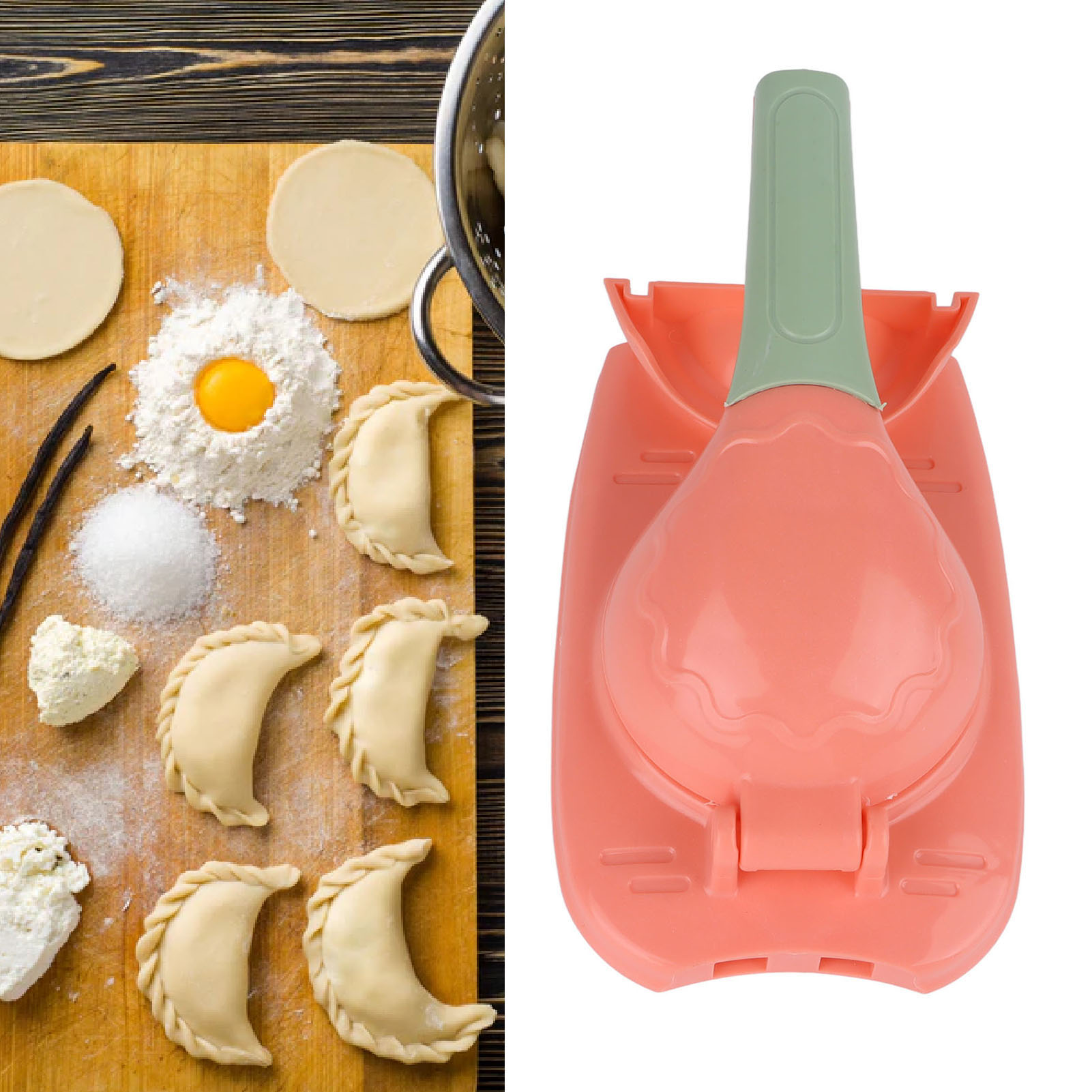 Raviolipresse Für Faule, Briocheform, Raviolipresse, Neues Werkzeug Zum Ausrollen Von Ravioliteig.