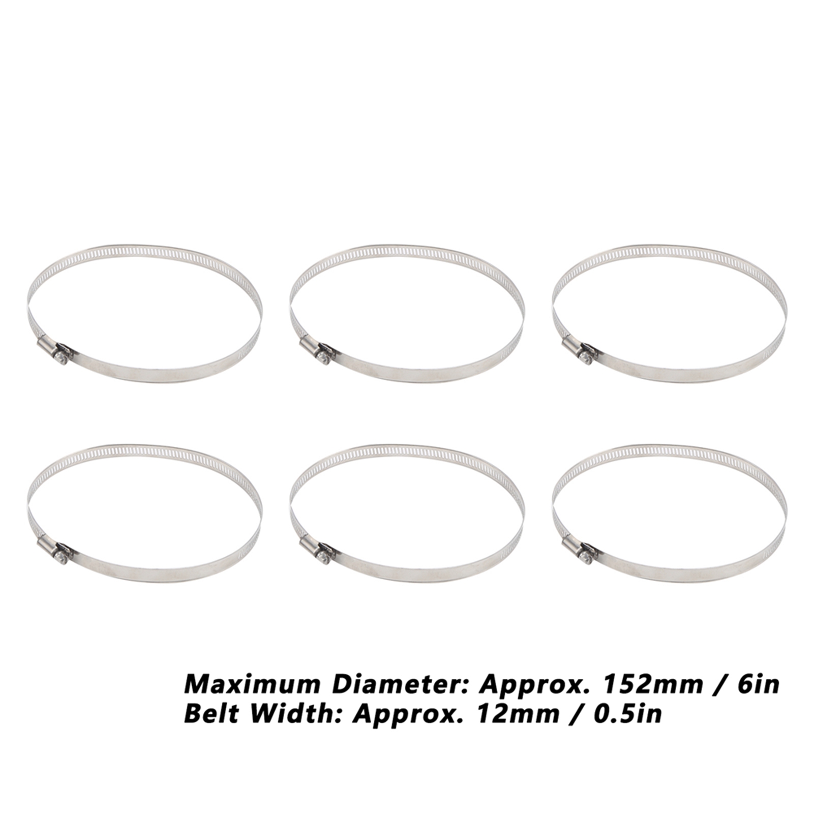 Set Mit 10 Robusten Amerikanischen Schlauchschellen Und -klemmen