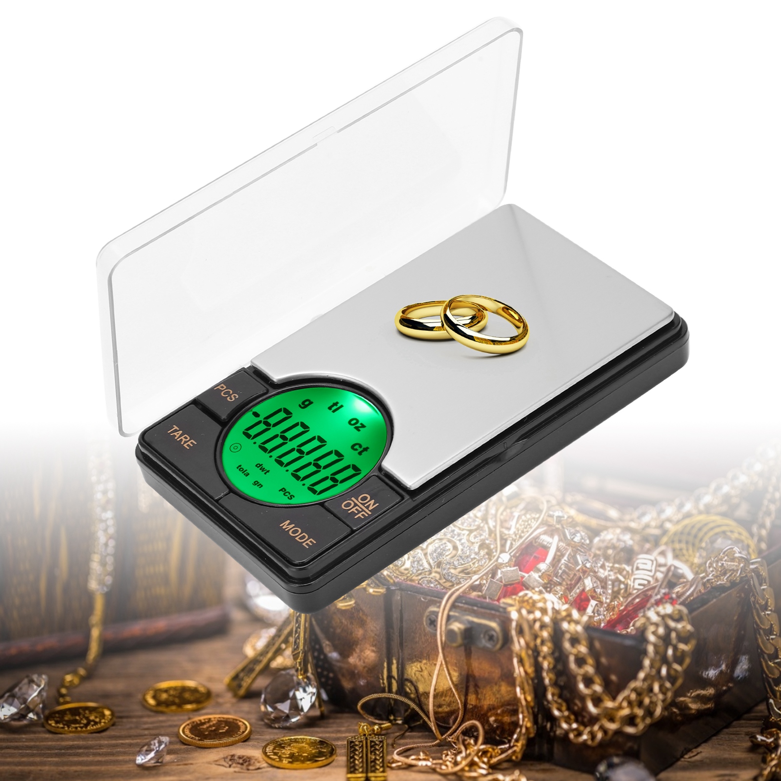 Bds-es / Bds-6012cs Mini-tragbare Elektronische Waage Für Gold Und Schmuck, Handwaage, 100 G/0,01 G