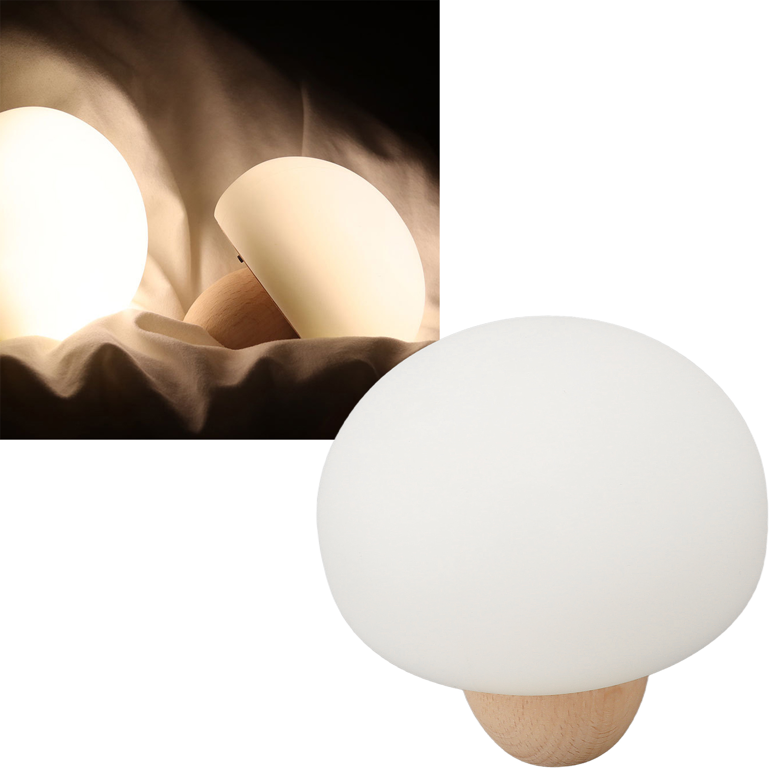 Niedliches Silikon-pilz-nachtlicht, Helligkeit Einstellbar, Magnetisches Nachtlicht Für Kinder, Schlafzimmer, Kinderzimmer, Stillnachtlicht, Geburtstagsgeschenk.