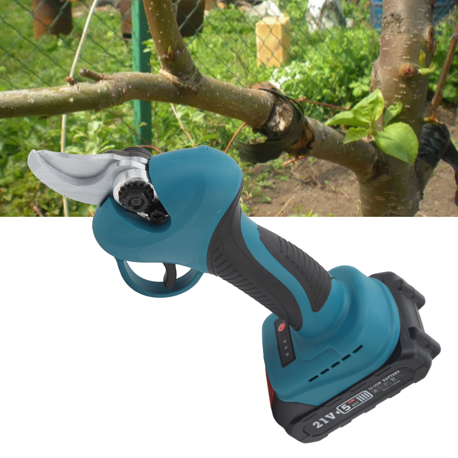 Elektrische Gartenscheren, Lithium-ionen-elektrische Gartenscheren, Veredelungsscheren Für Den Gartenbau, Leistungsstarke 21-v-haushaltsgeräte, Europäischer Standard 100-240 V.