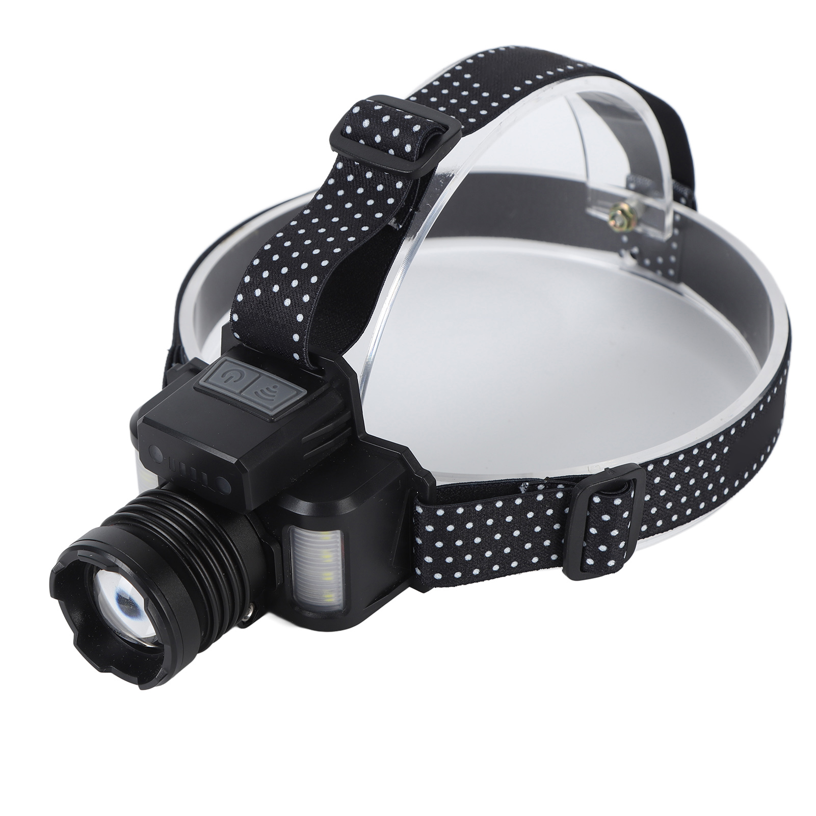 Hochleistungs-zoom-stirnlampe, Wiederaufladbare Stirnlampe Mit Großer Reichweite Und Starkem Lichtstrahl, Stirnlampe, Stirnlampe Zum Nachtangeln